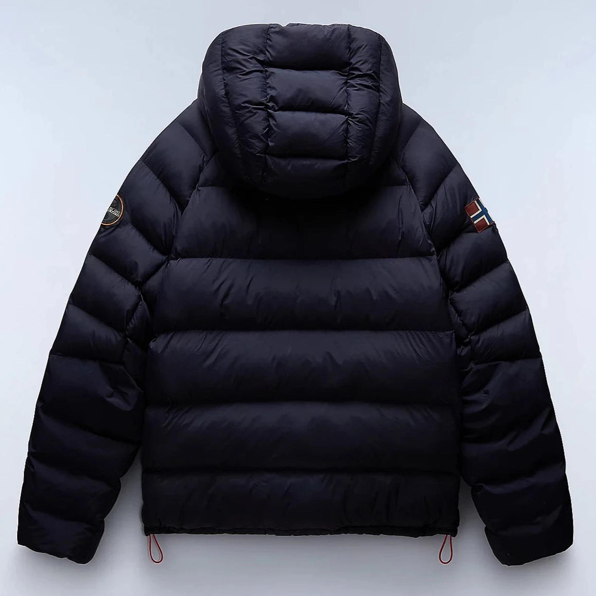 Product image 2 of 12 of Napapijri Men's Moesa Hooded Puffer Jacket - Blue Marine