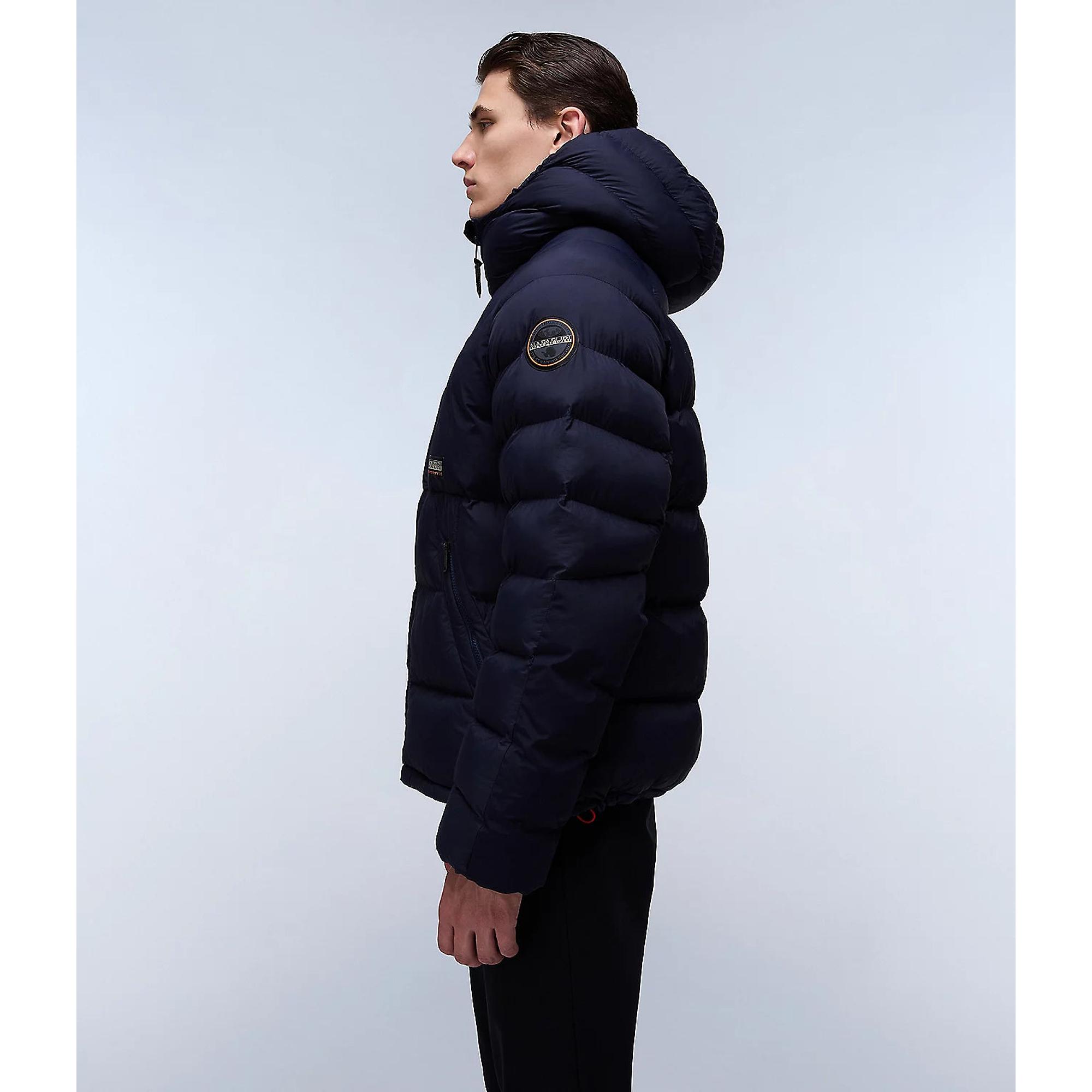 Product image 8 of 12 of Napapijri Men's Moesa Hooded Puffer Jacket - Blue Marine
