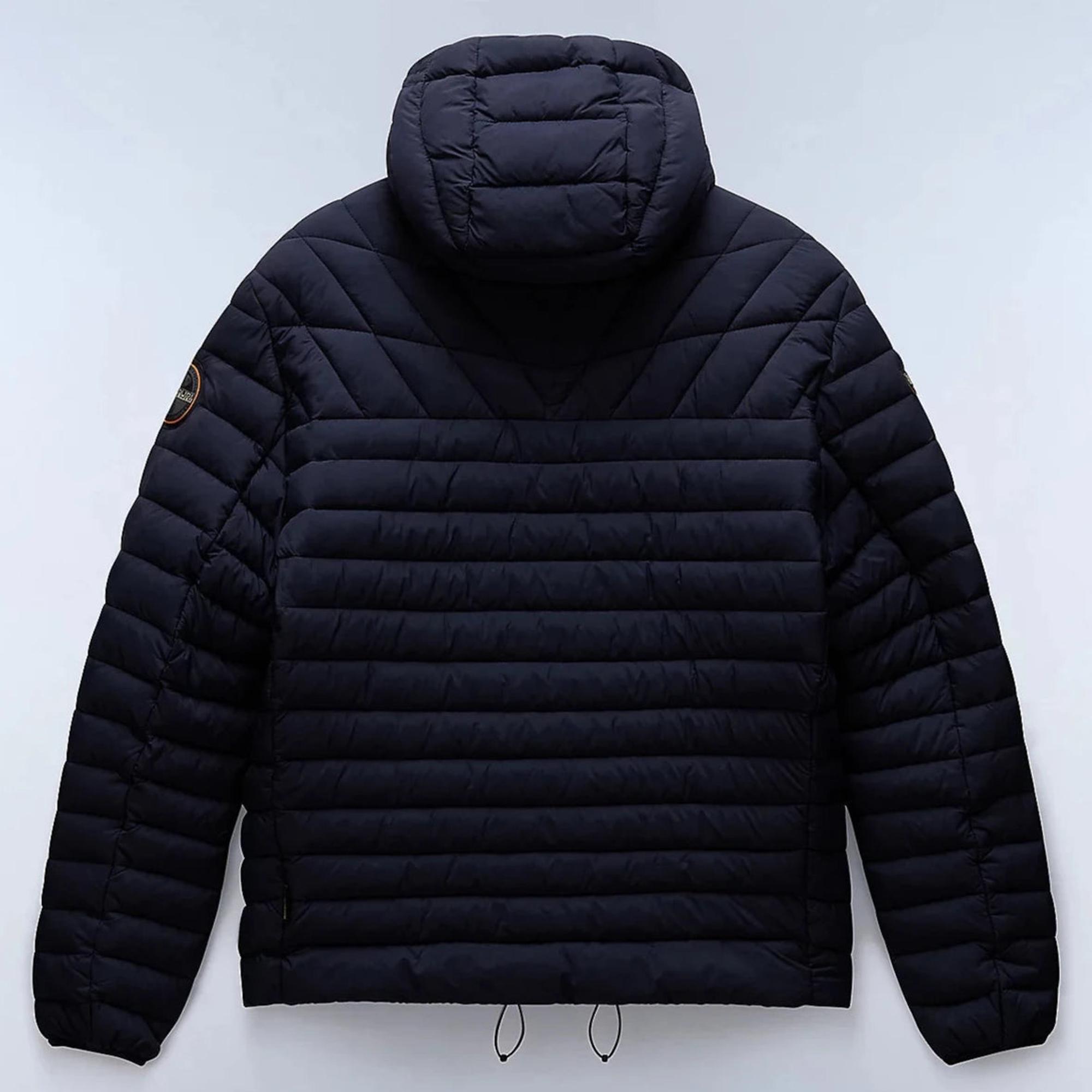 Product image 2 of 8 of Napapijri Men's Lapaz Hooded Puffer Jacket - Blue Marine