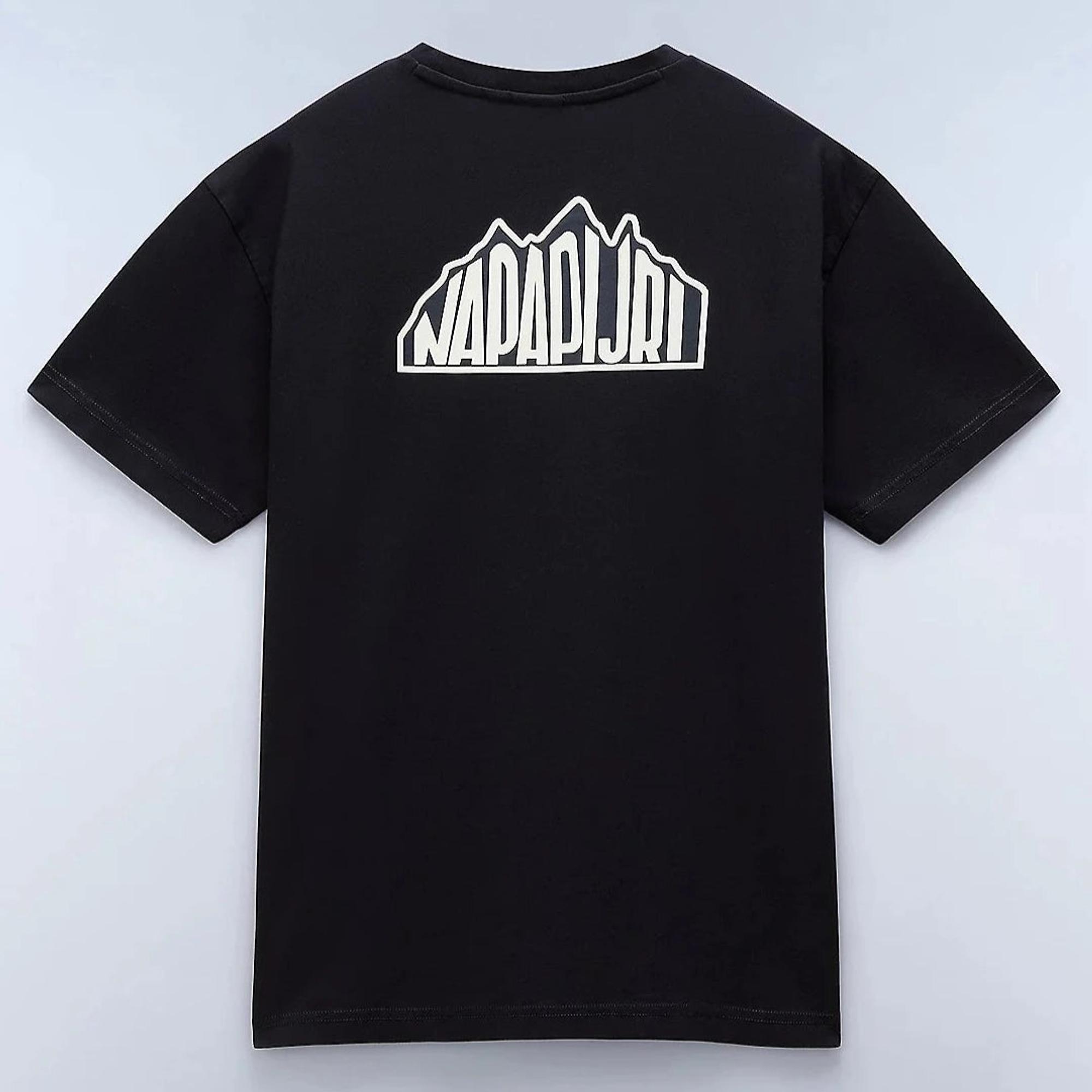 Product image 2 of 6 of Napapijri Men's Linth Short Sleeve T-shirt - Black