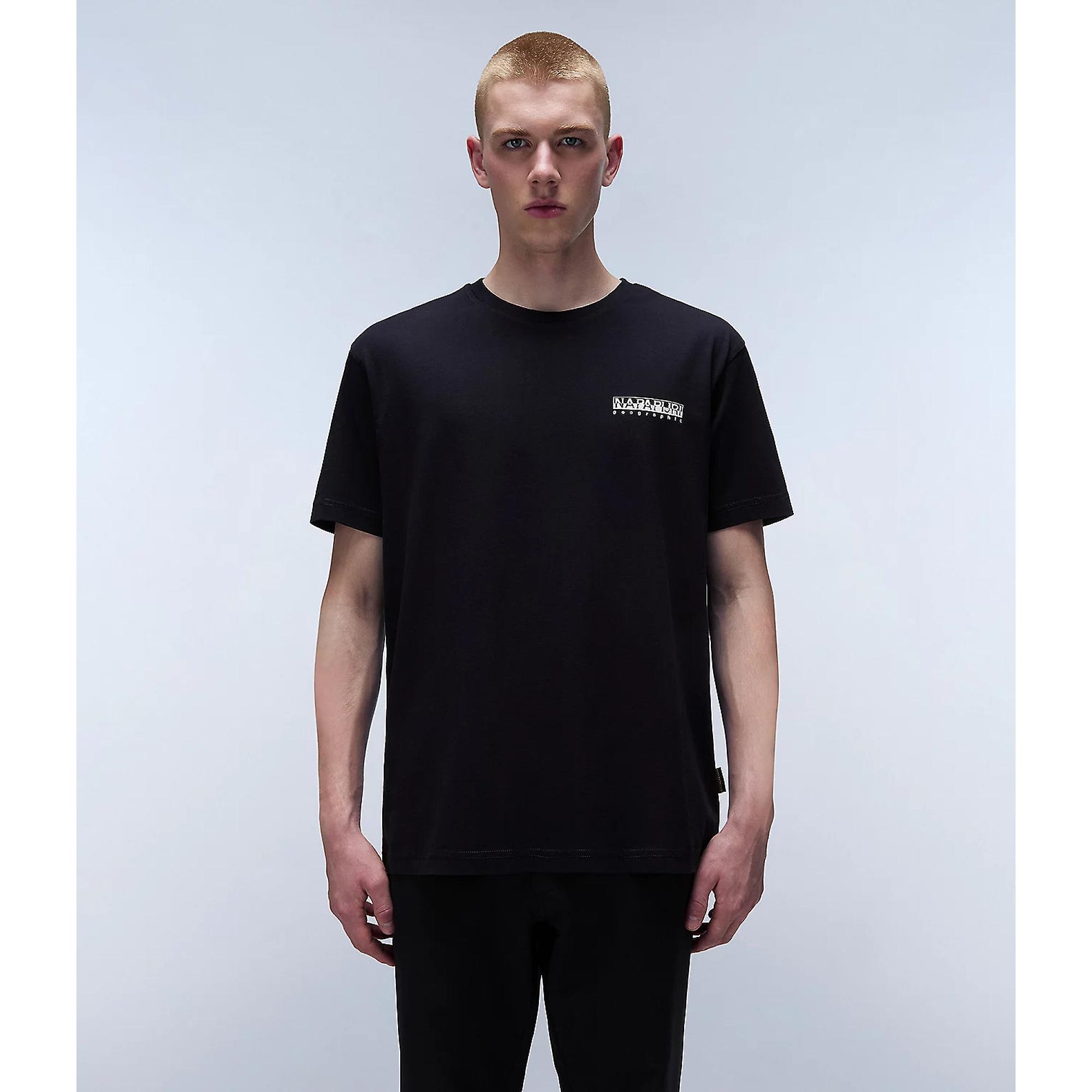 Product image 4 of 6 of Napapijri Men's Linth Short Sleeve T-shirt - Black