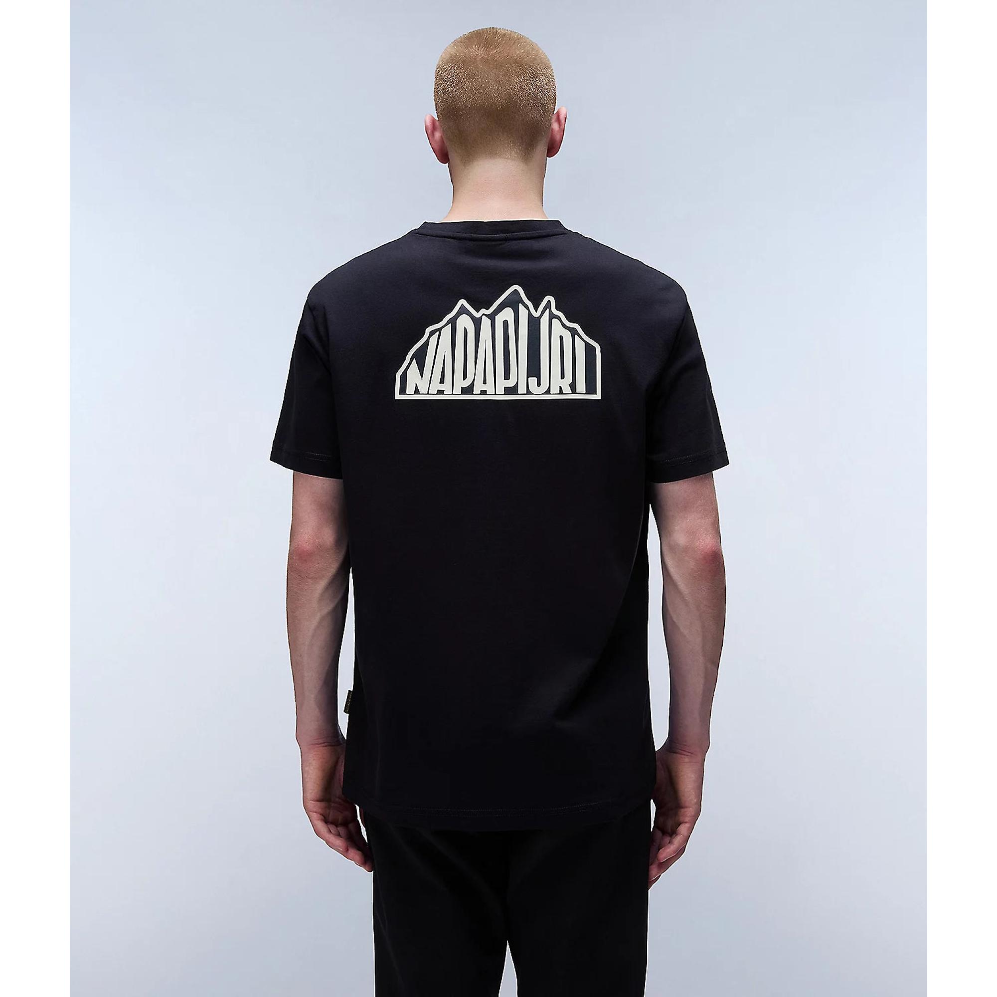 Product image 3 of 6 of Napapijri Men's Linth Short Sleeve T-shirt - Black