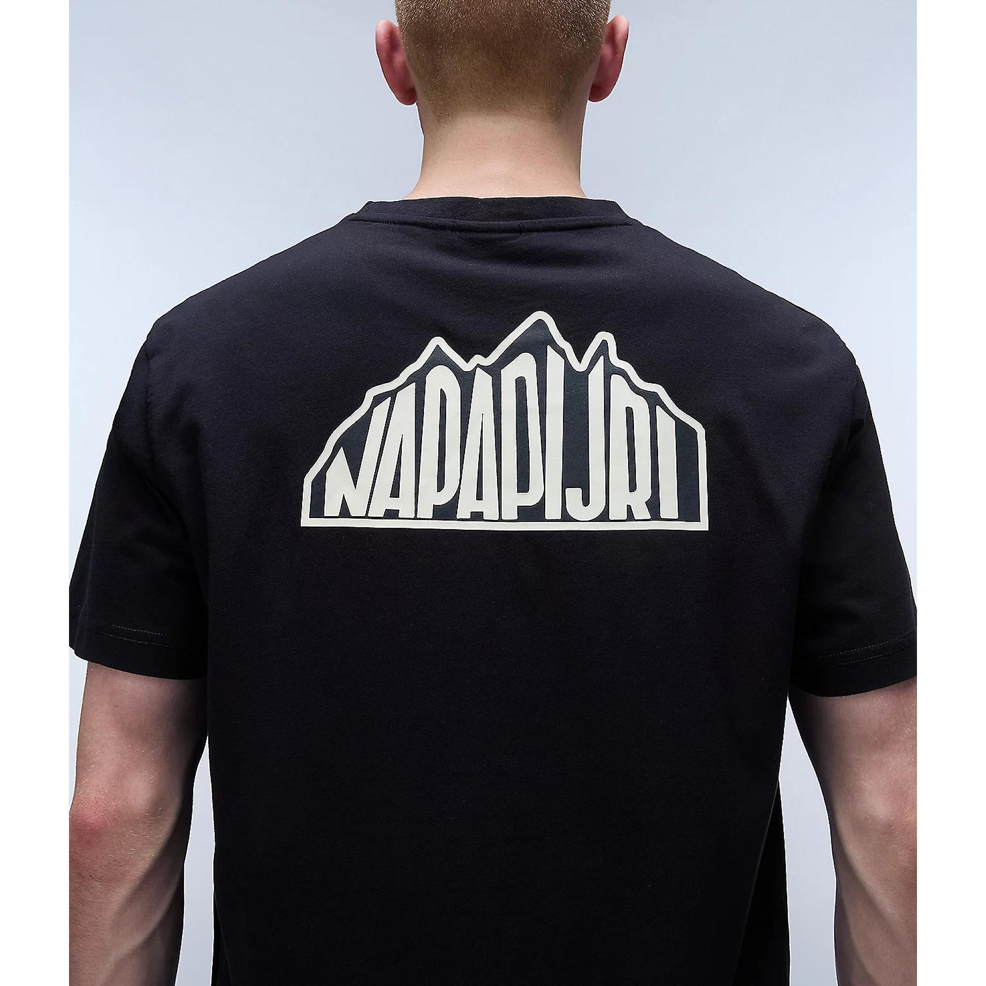 Product image 6 of 6 of Napapijri Men's Linth Short Sleeve T-shirt - Black