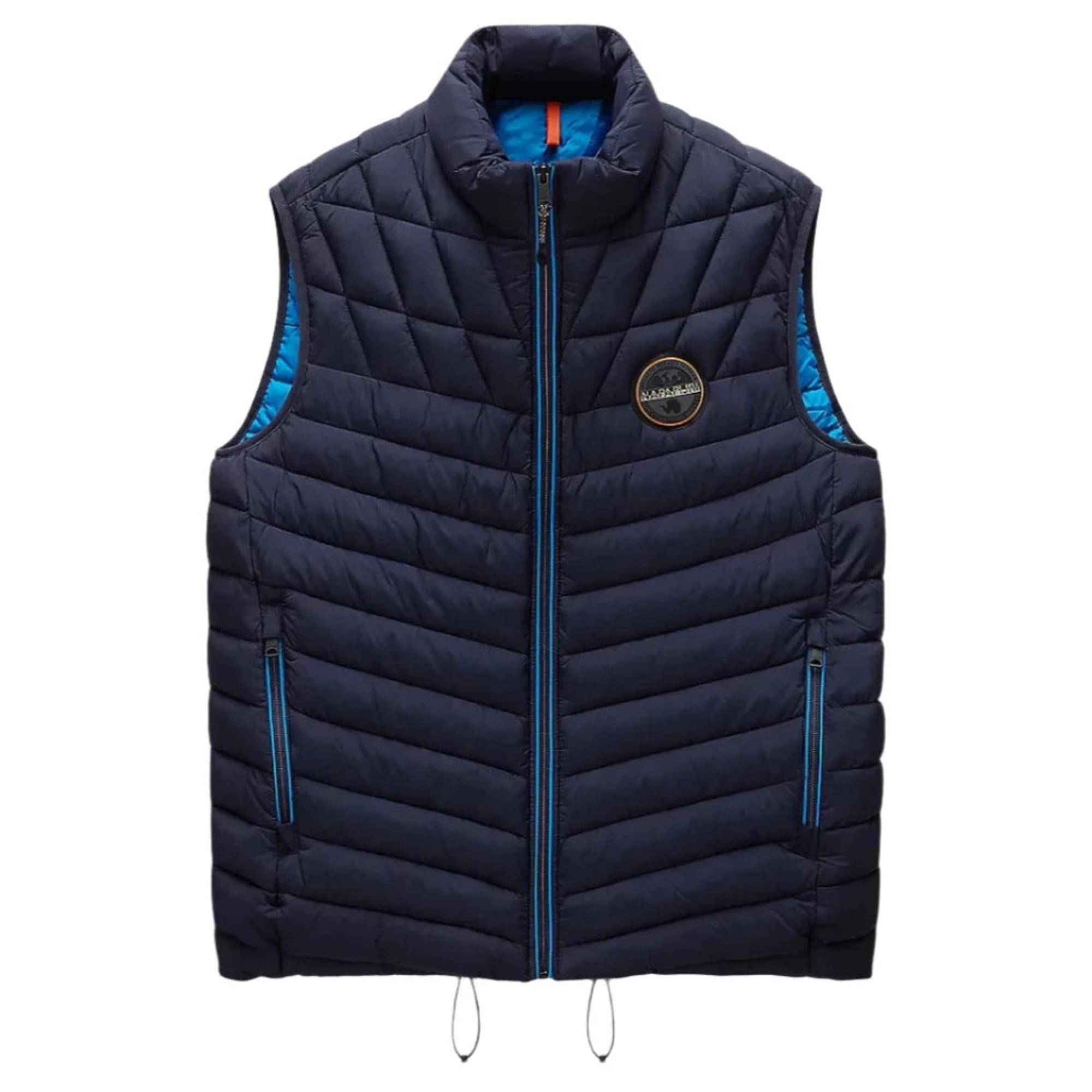 Product image 1 of 8 of Napapijri Men's A-Lapaz Vest - Blue Marine