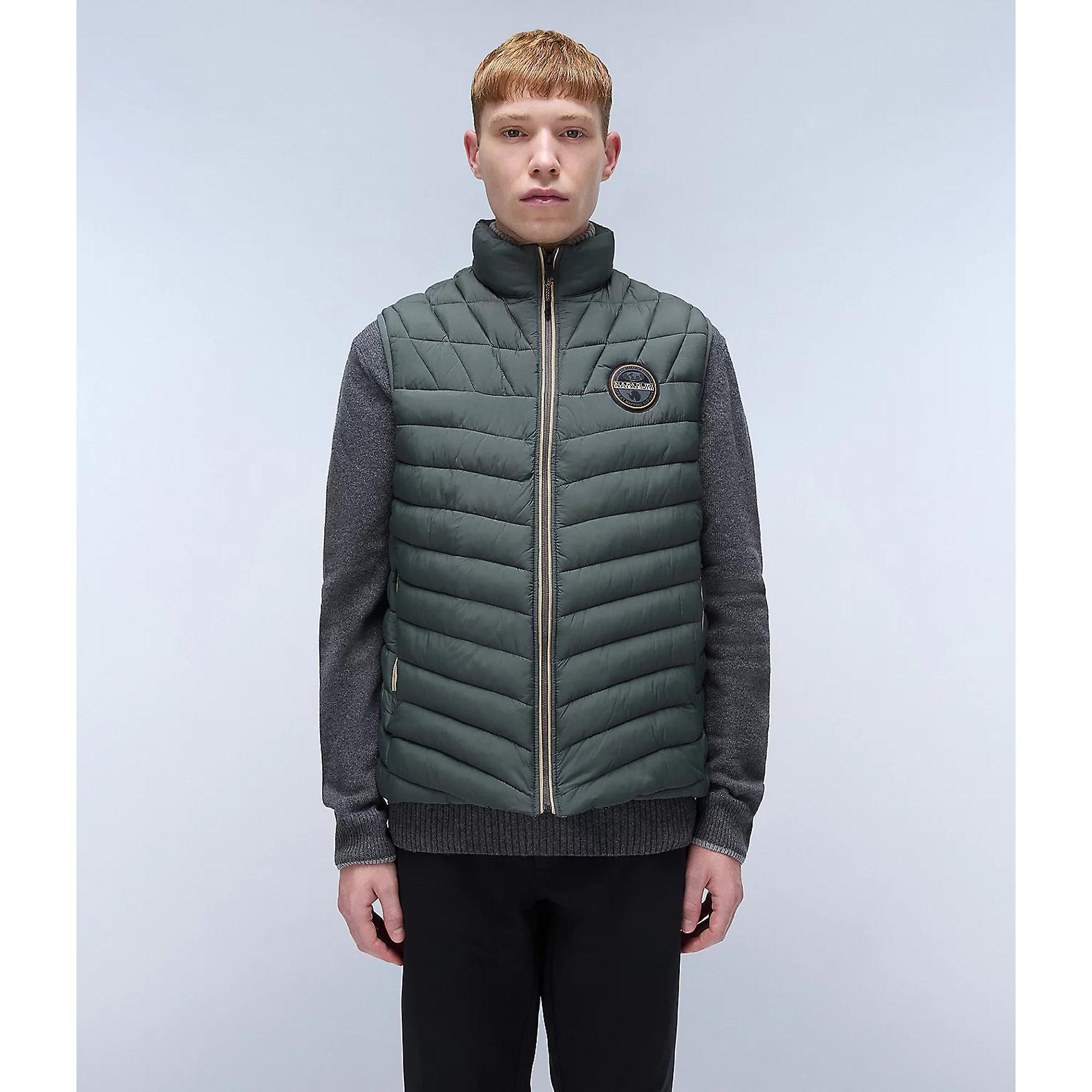 Product image 3 of 8 of Napapijri Men's A-Lapaz Vest - Green Urban