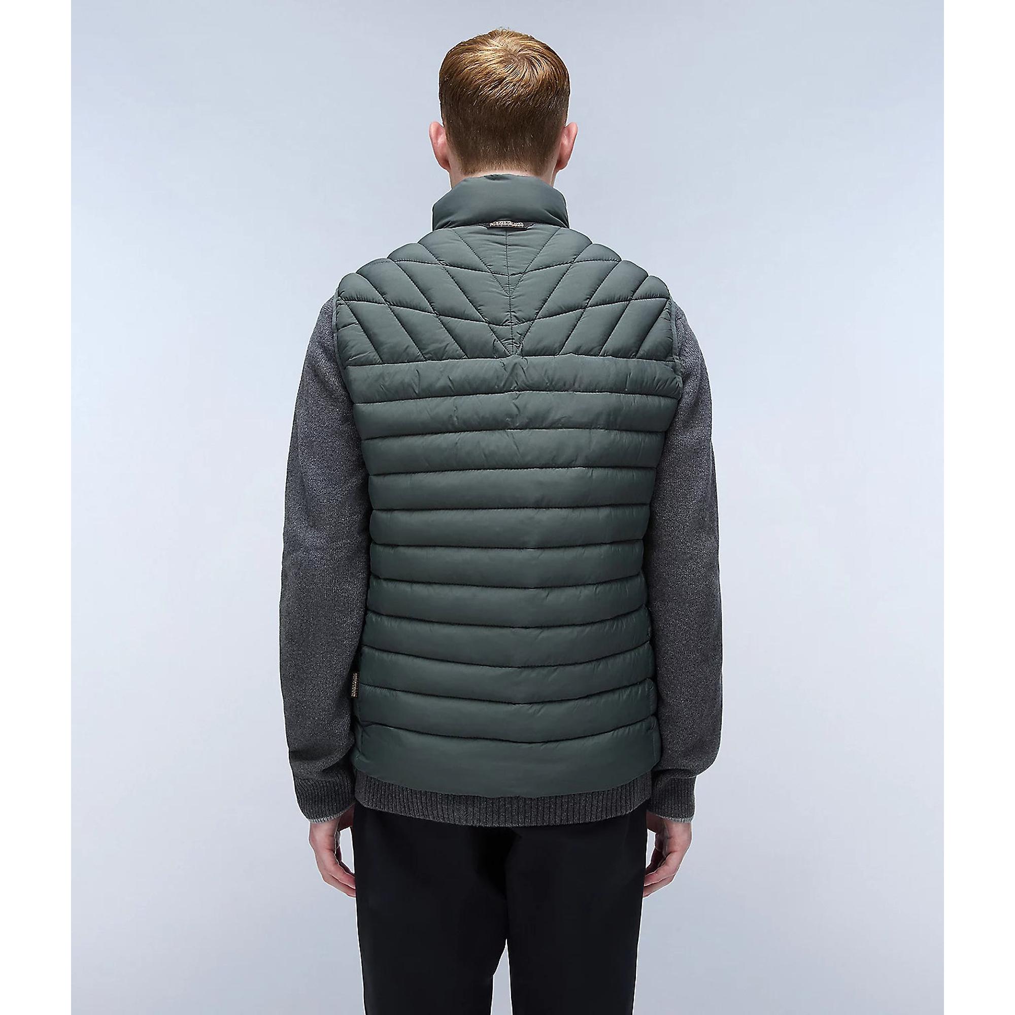 Product image 5 of 8 of Napapijri Men's A-Lapaz Vest - Green Urban