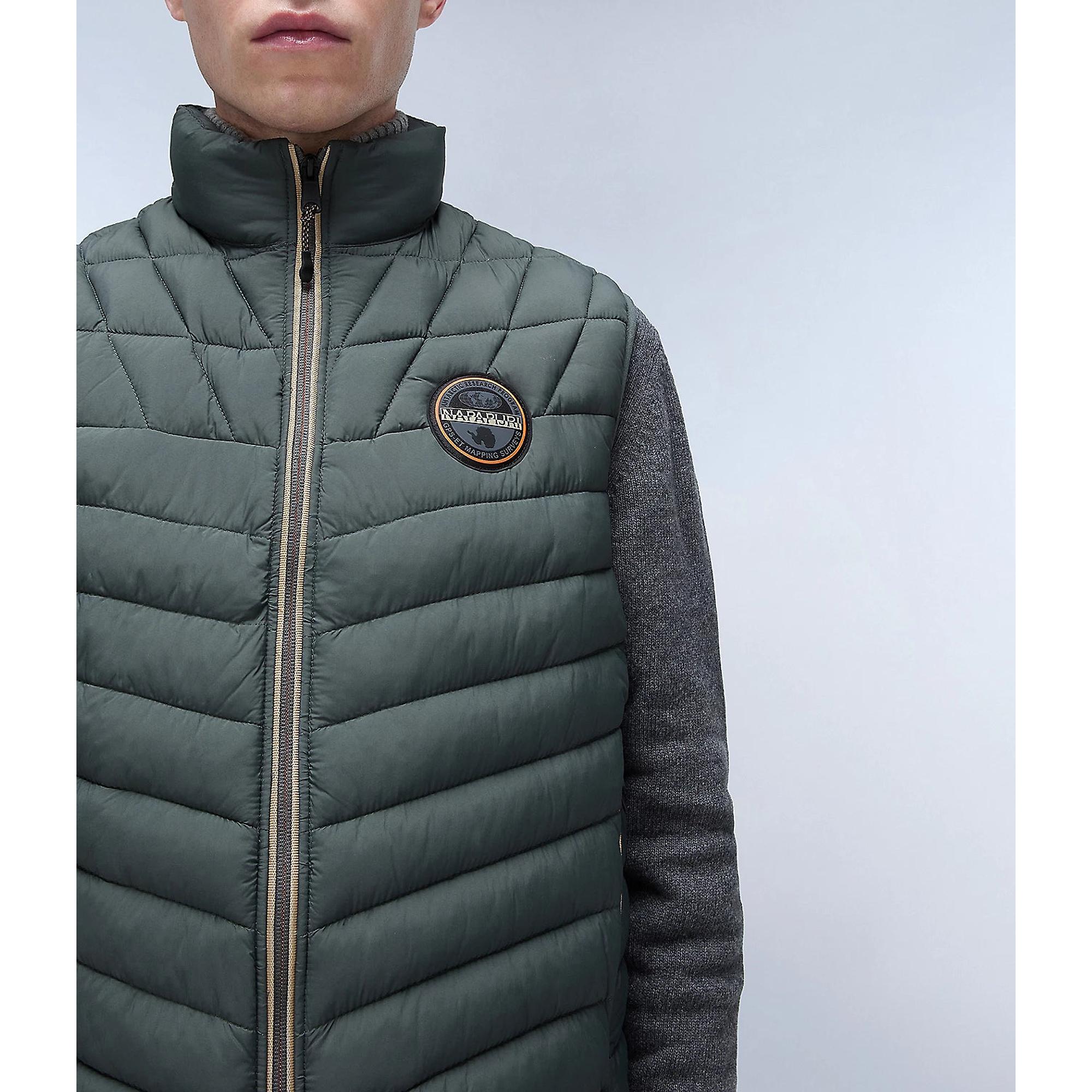 Product image 6 of 8 of Napapijri Men's A-Lapaz Vest - Green Urban