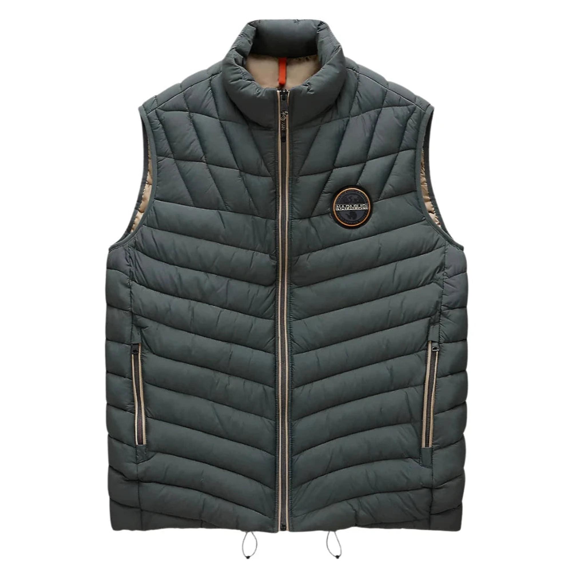 Product image 1 of 8 of Napapijri Men's A-Lapaz Vest - Green Urban