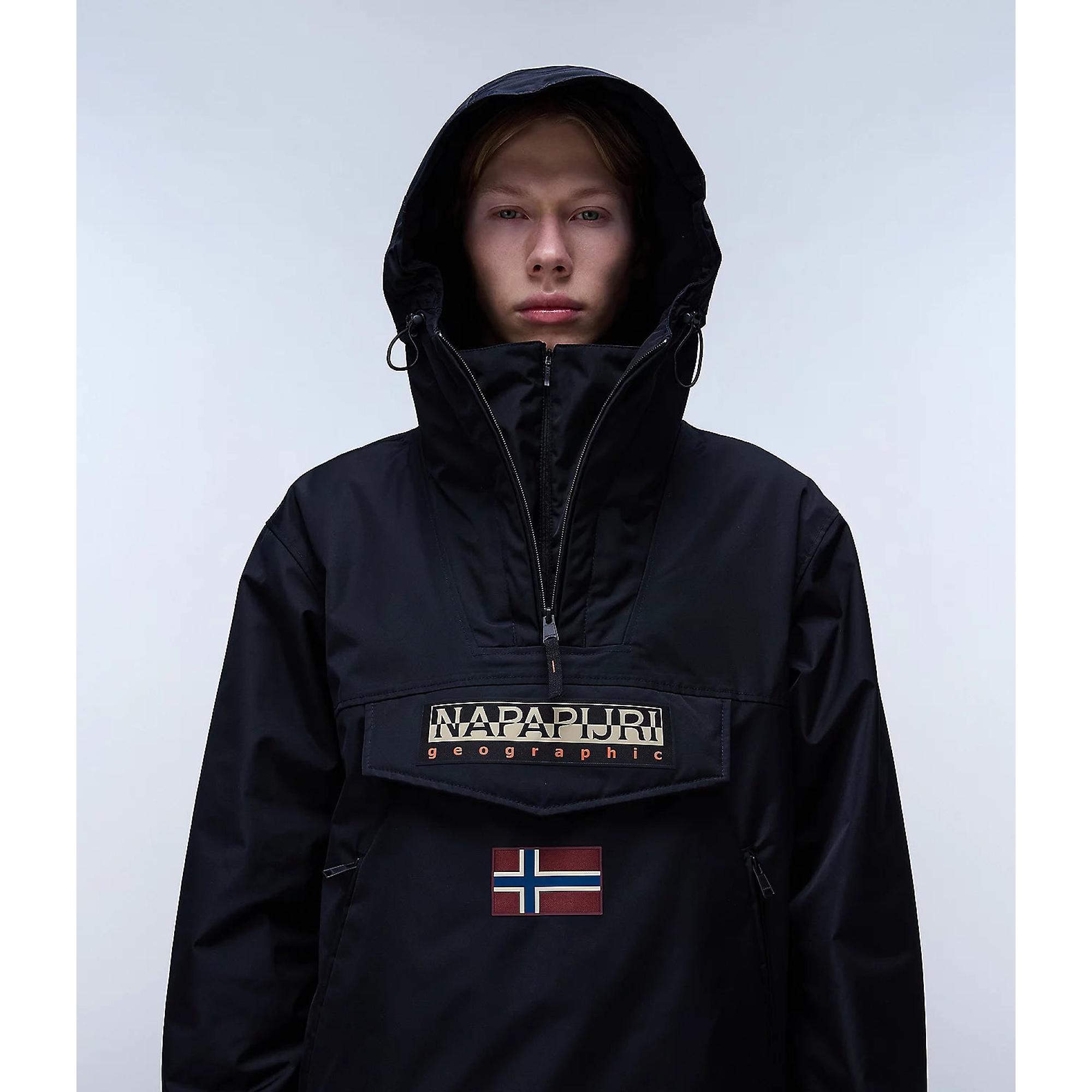 Product image 5 of 11 of Napapijri Men's Rainforest Next Anorak Jacket - Black Beauty
