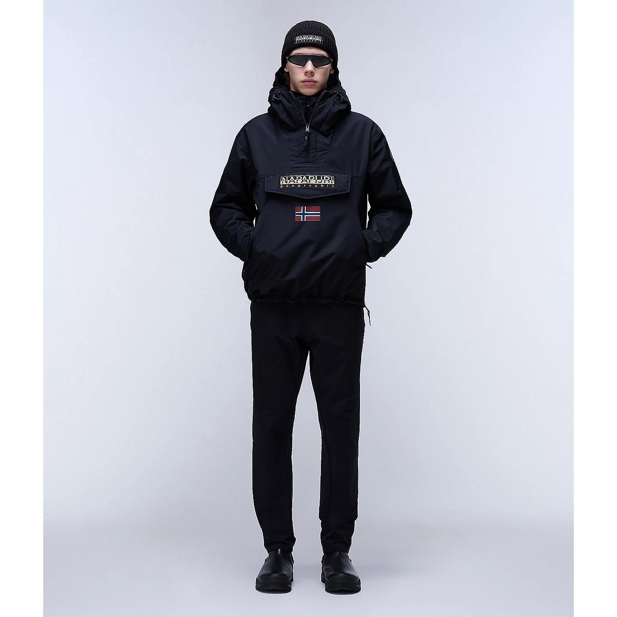 Product image 4 of 11 of Napapijri Men's Rainforest Next Anorak Jacket - Black Beauty