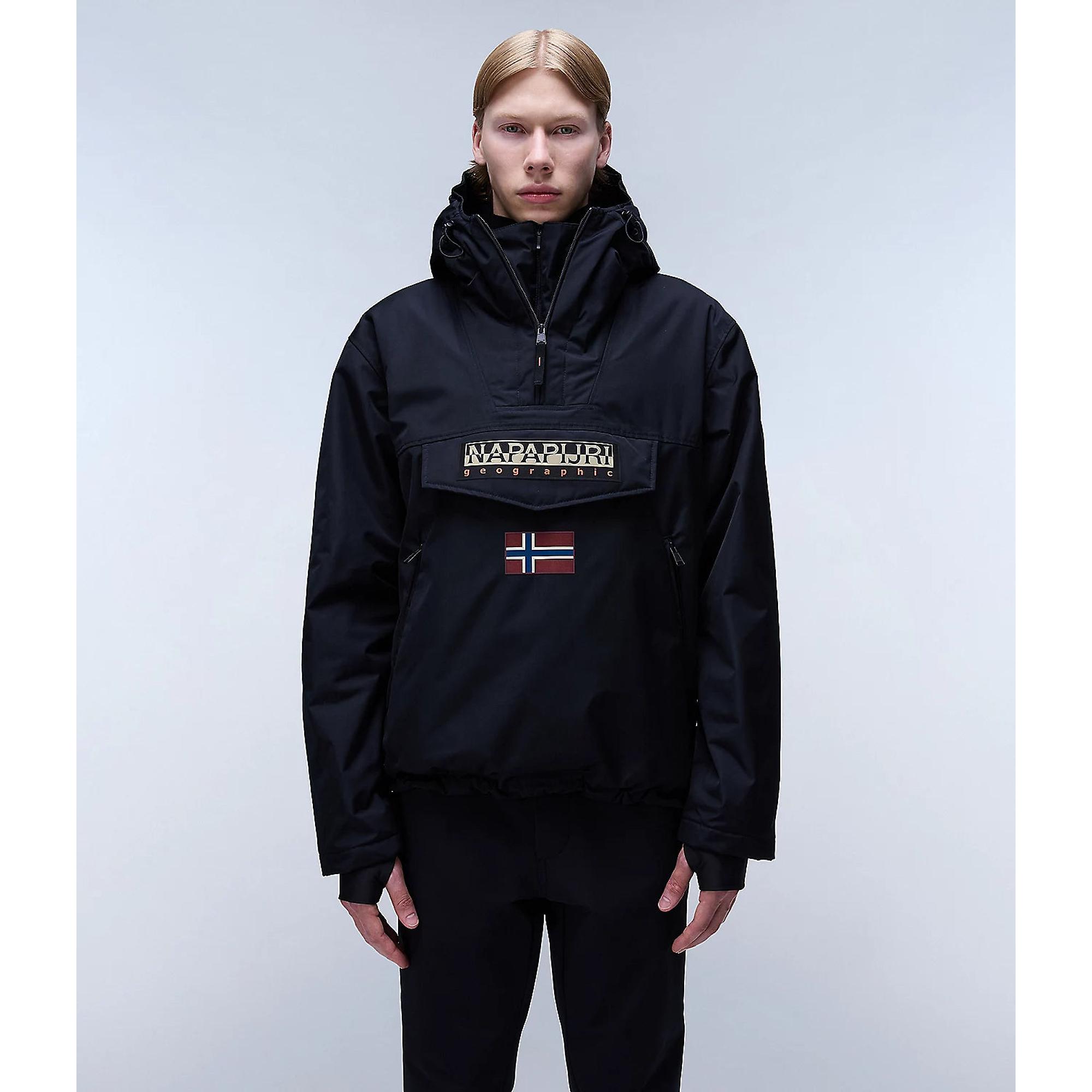 Product image 2 of 11 of Napapijri Men's Rainforest Next Anorak Jacket - Black Beauty