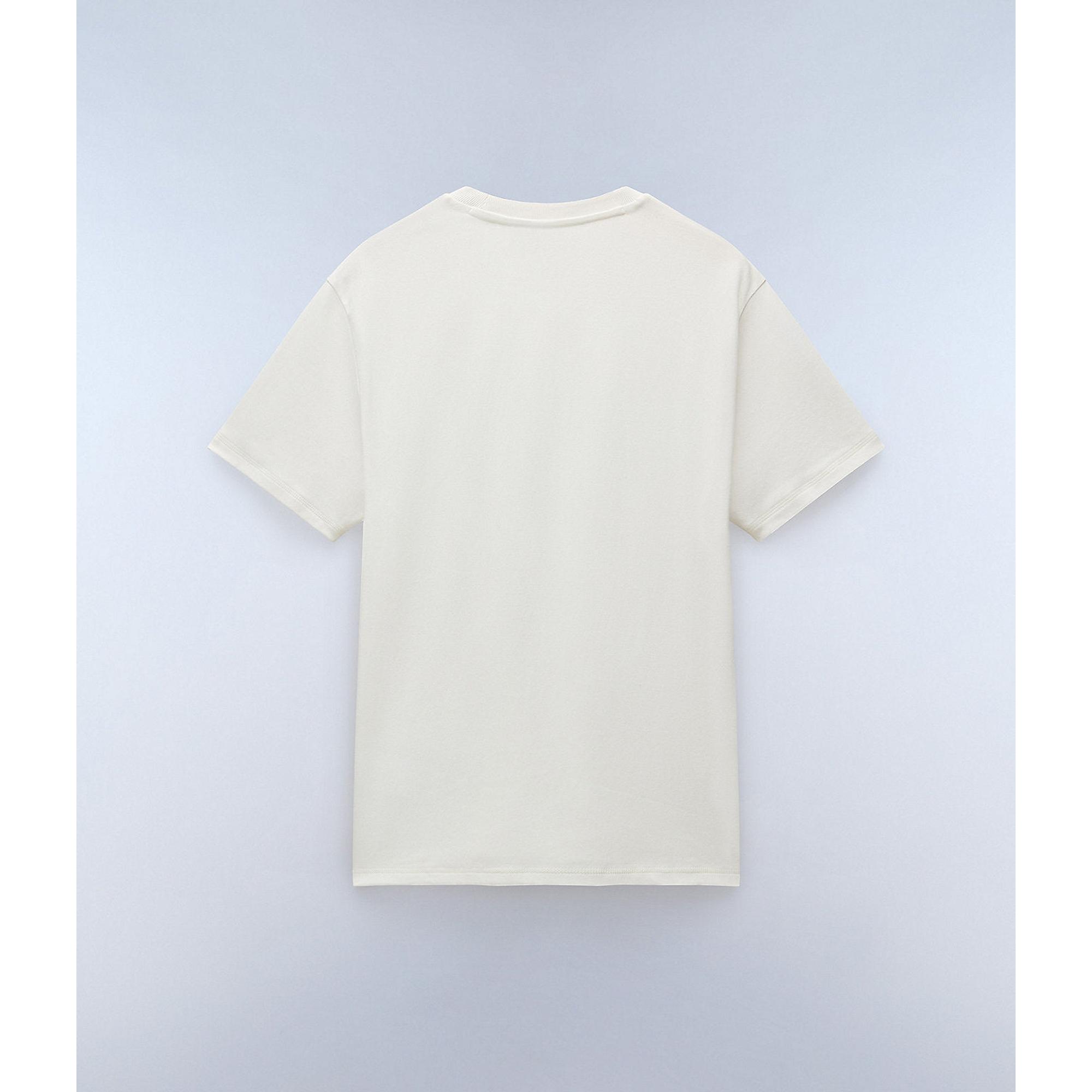Product image 2 of 5 of Napapijri Men's Vanni Short Sleeve T-Shirt - White Heron