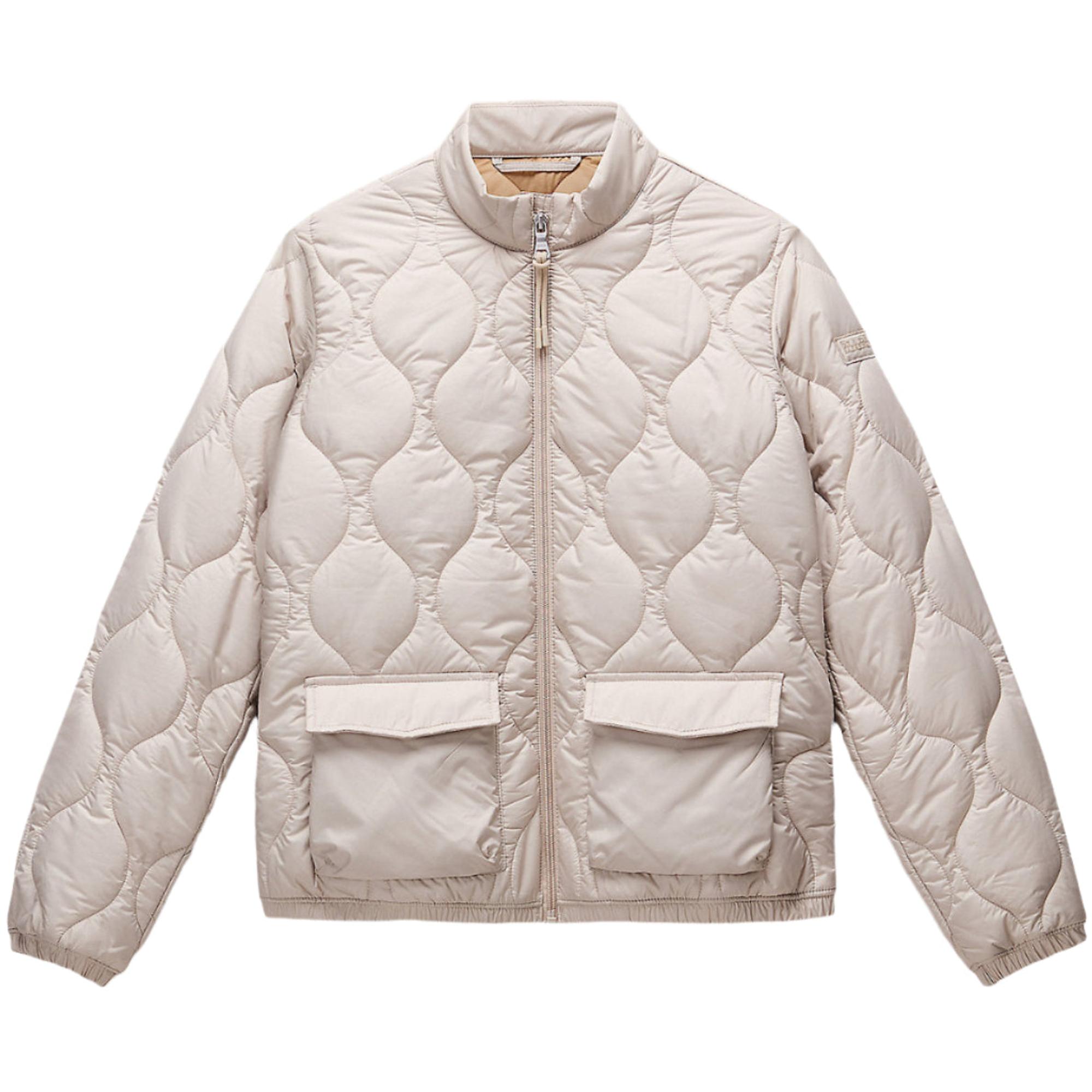 Product image 1 of 9 of Napapijri Women's Belle Short Quilted Jacket - Beige Silver