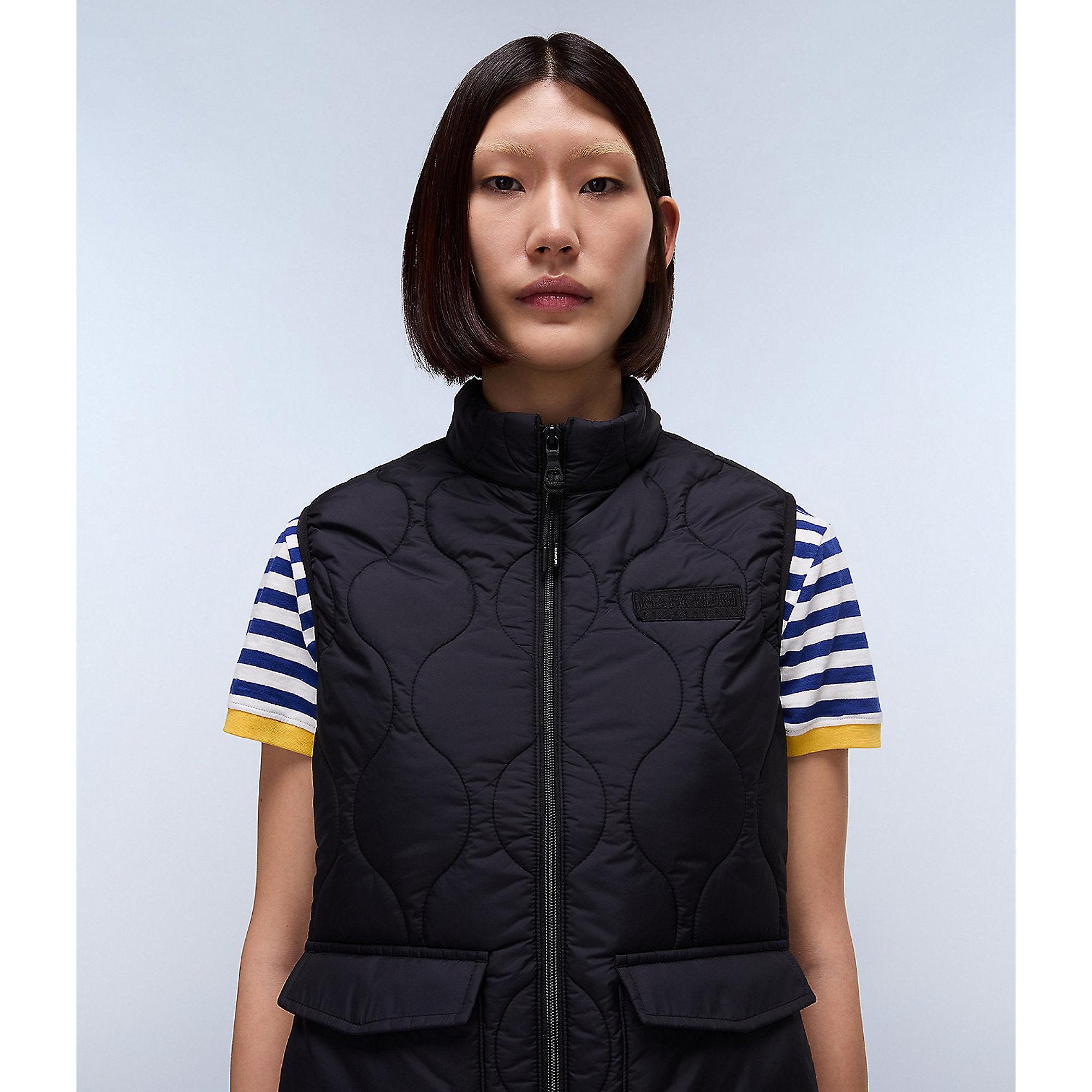 Product image 3 of 8 of Napapijri Women's Belle Short Quilted Vest - Black Beauty