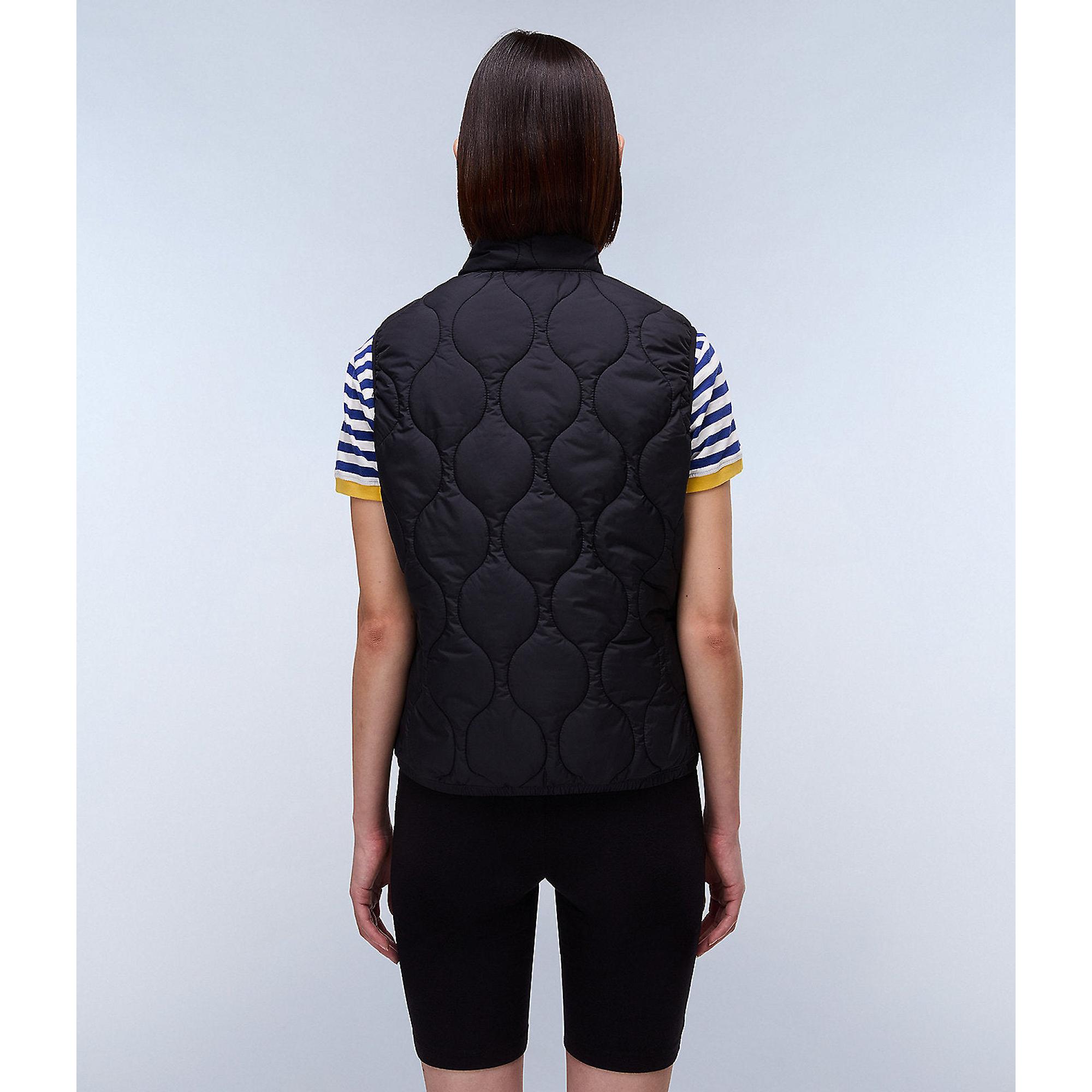Product image 7 of 8 of Napapijri Women's Belle Short Quilted Vest - Black Beauty