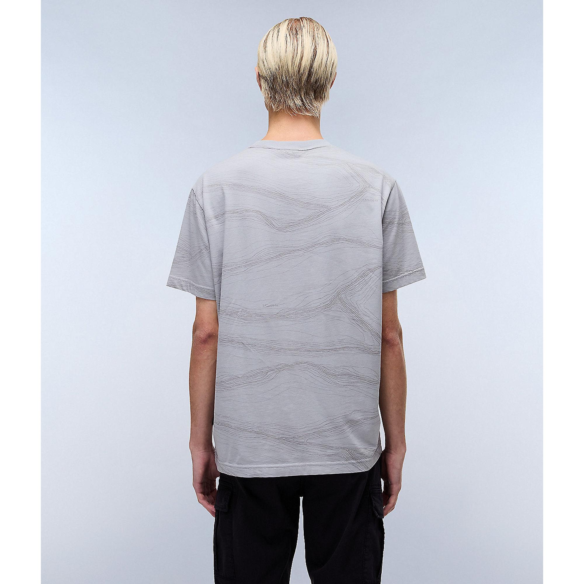 Product image 5 of 5 of Napapijri Men's Cellini Short Sleeve T-Shirt - Grey