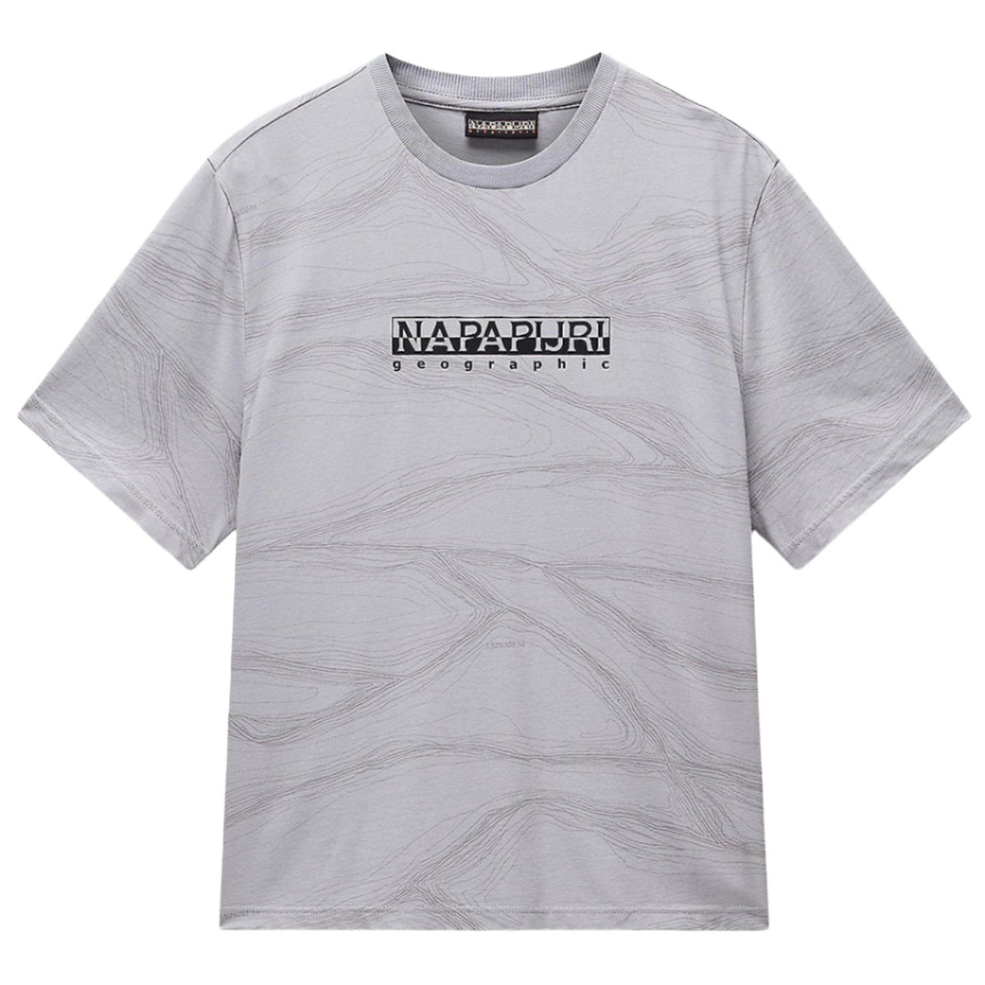 Product image 1 of 5 of Napapijri Men's Cellini Short Sleeve T-Shirt - Grey