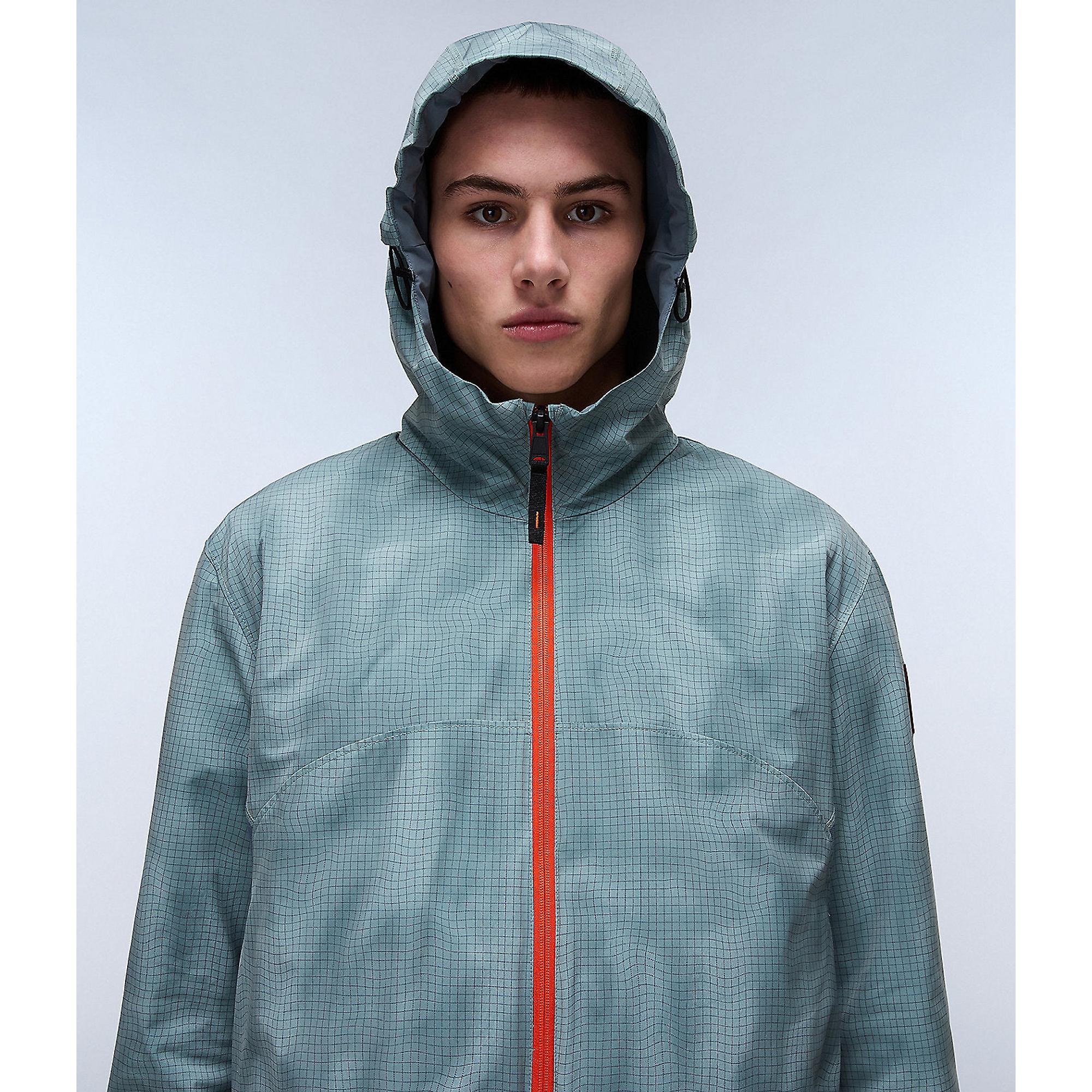 Product image 2 of 10 of Napapijri Tartuca Print Short Jacket - Green