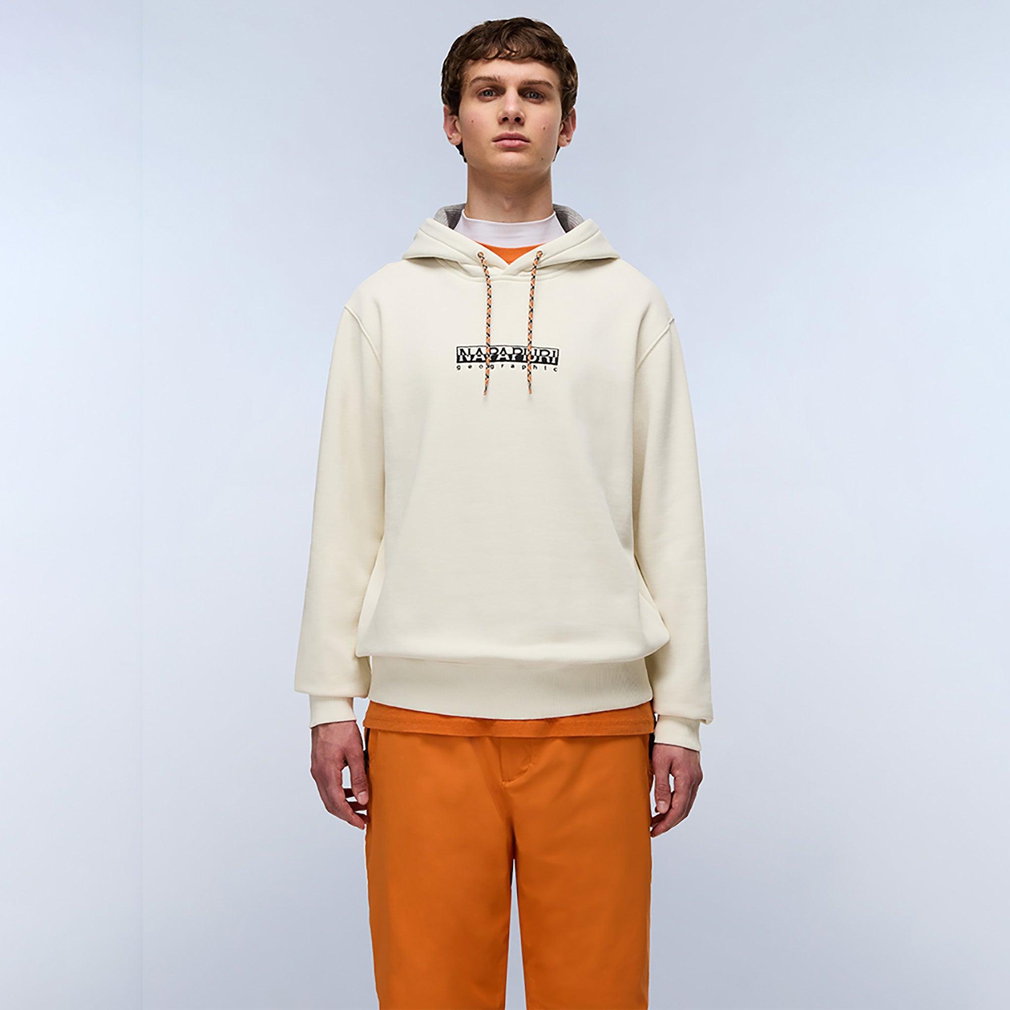 Product image 2 of 7 of Napapijri Men's Fiemme Printed Hoody - Beige Dimity