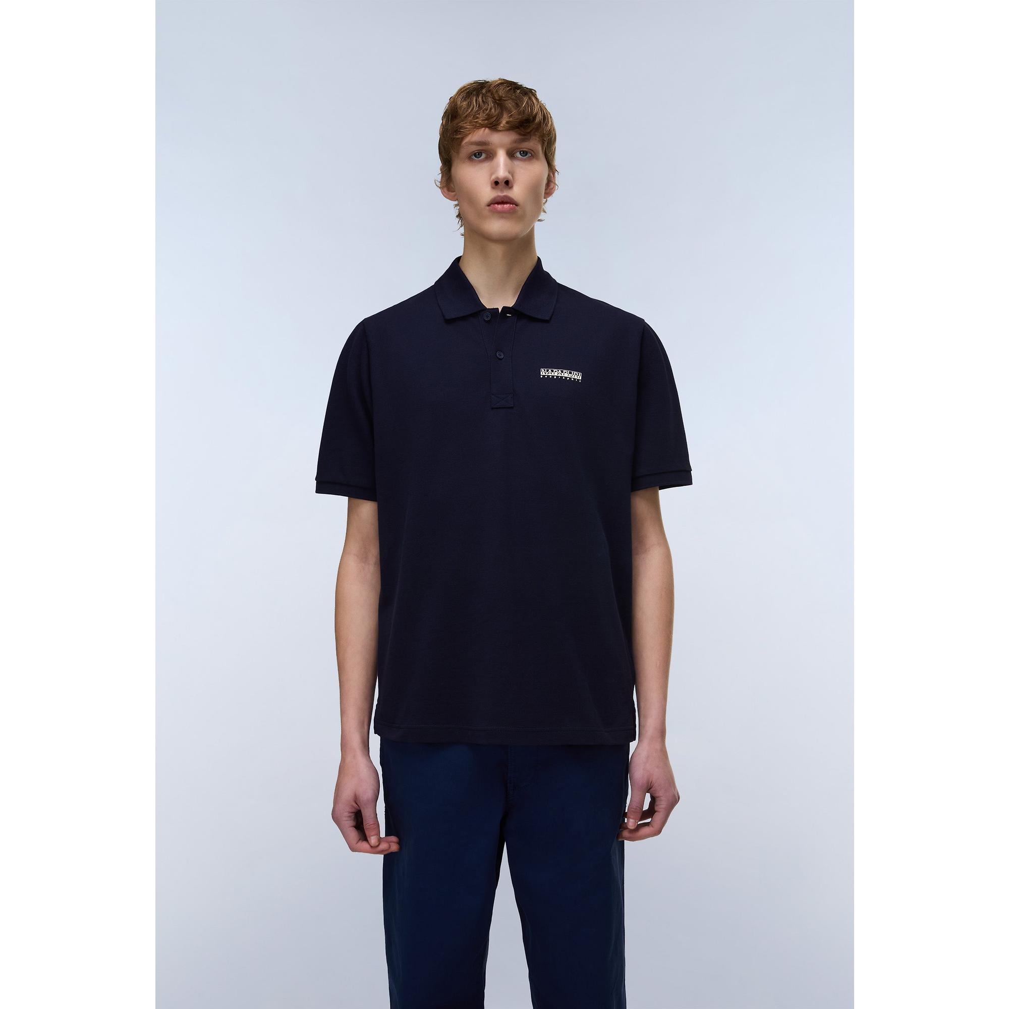Product image 2 of 6 of Napapijri Men's Small Box Polo Shirt - Navy