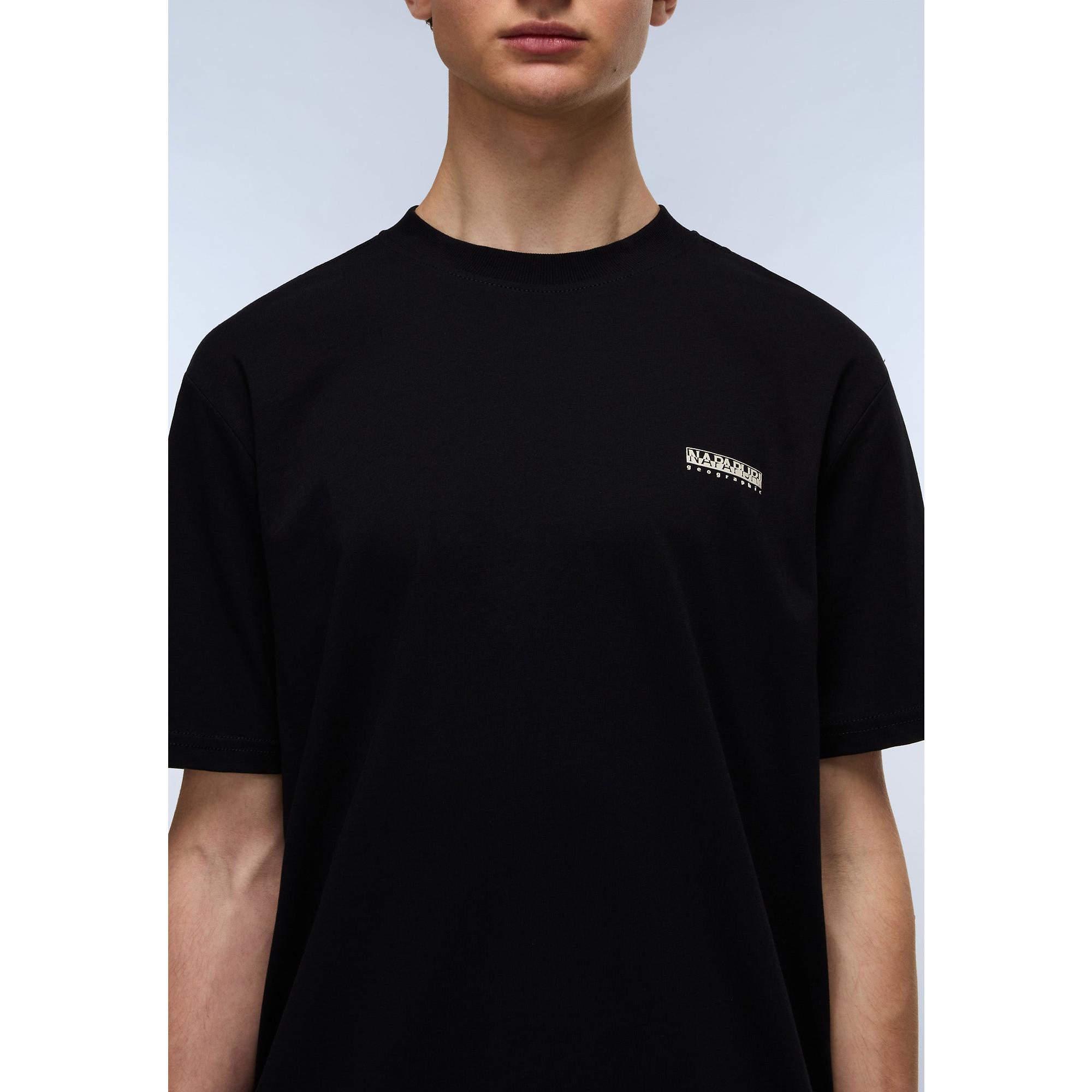 Product image 4 of 6 of Napapijri Men's Small Box T-Shirt - Black Beauty