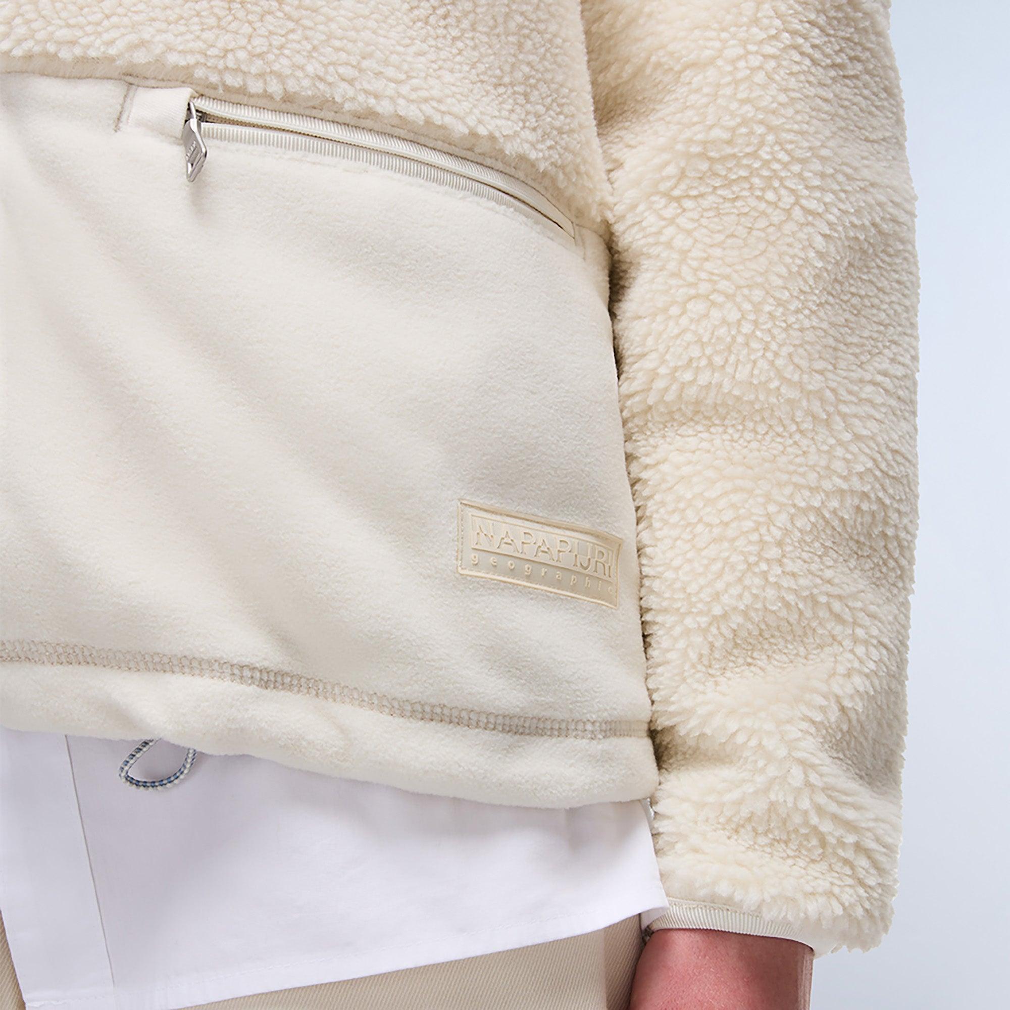 Product image 7 of 8 of Napapijri Women's Ansei Full Zip Fleece - Beige Dimity