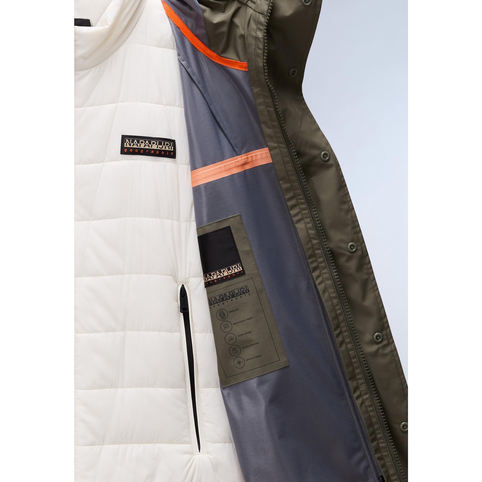 Product image 4 of 6 of Napapijri Men's A-Pilloz Short Jacket - Tea Leaf