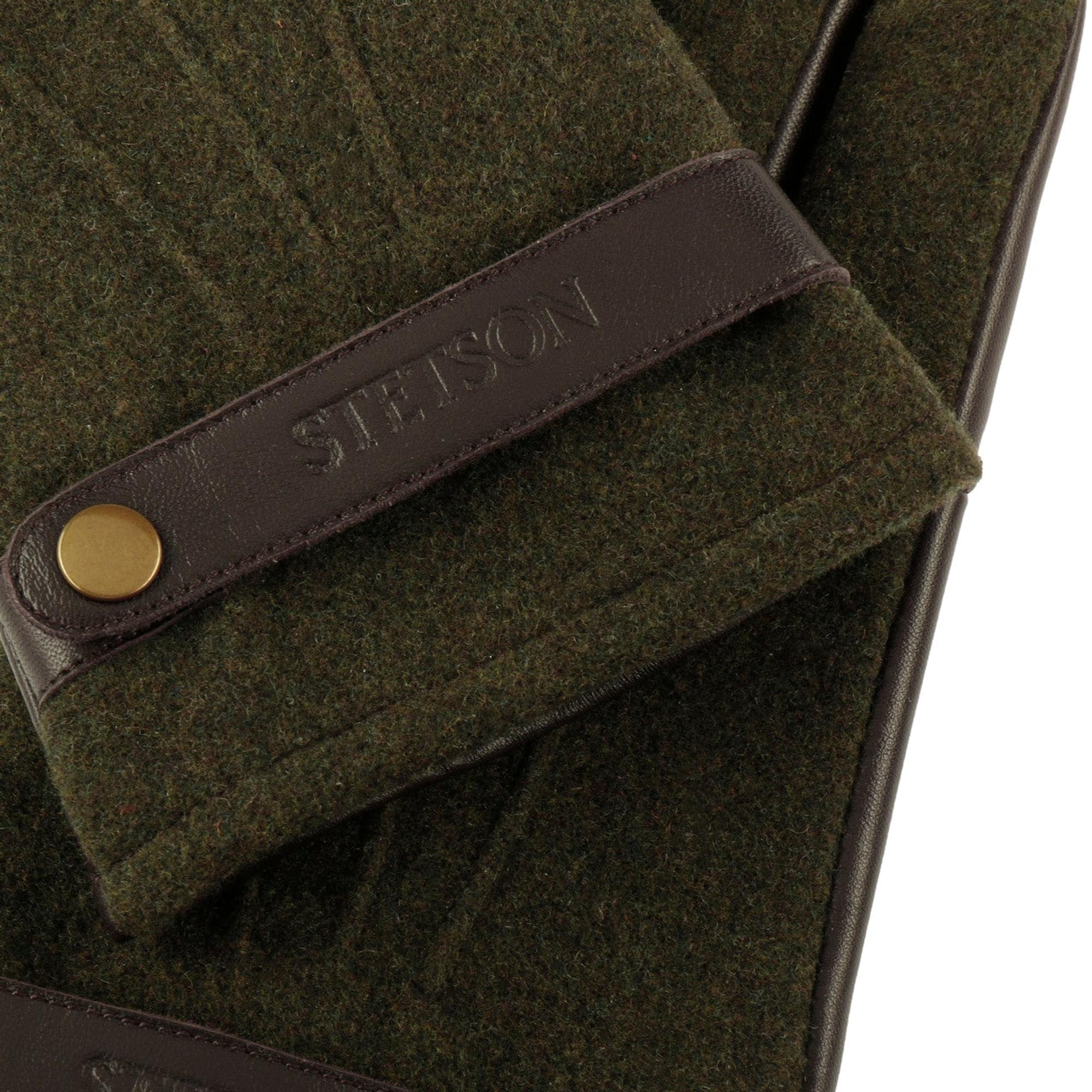 Product image 3 of 3 of Stetson Sheep Nappa/Wool Conductive Leather Gloves - Brown/Olive