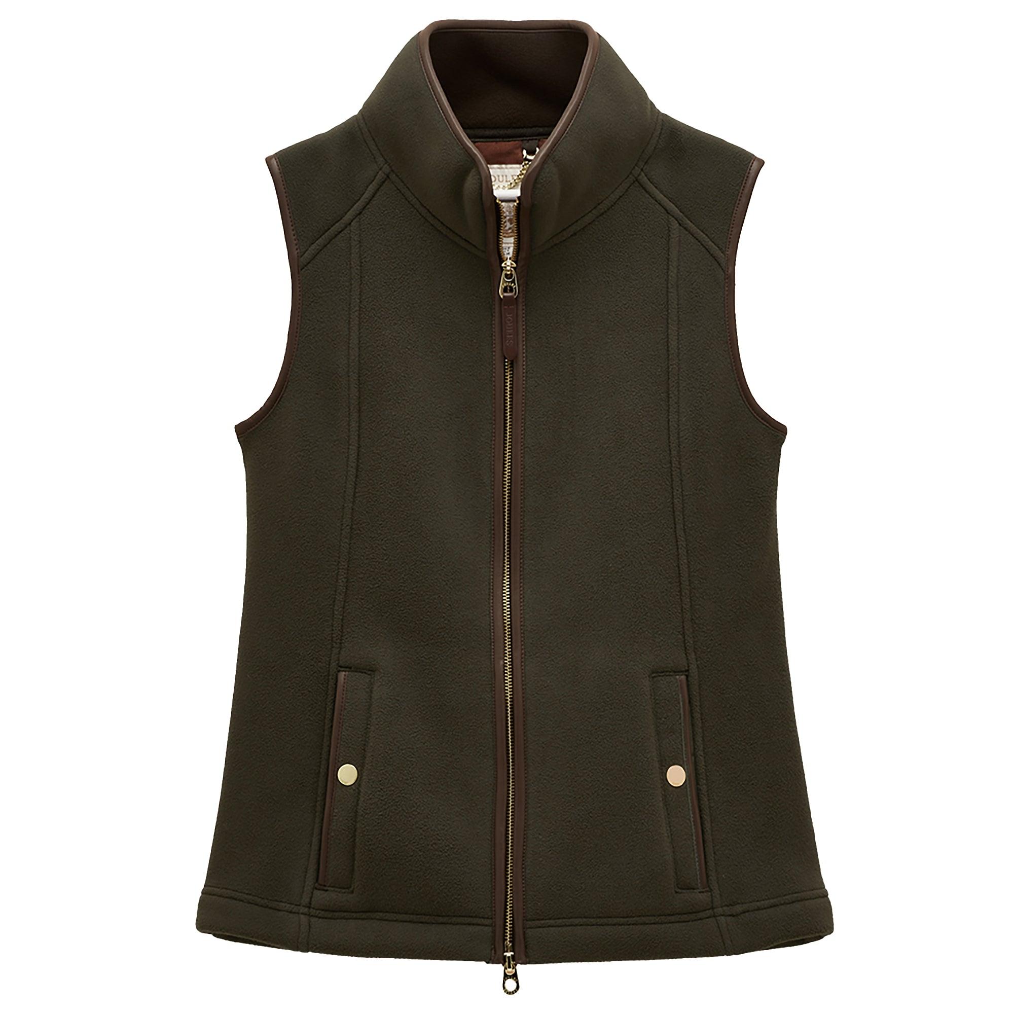 Product image 1 of 10 of Joules Women's Heritage Fleece Gilet - Khaki