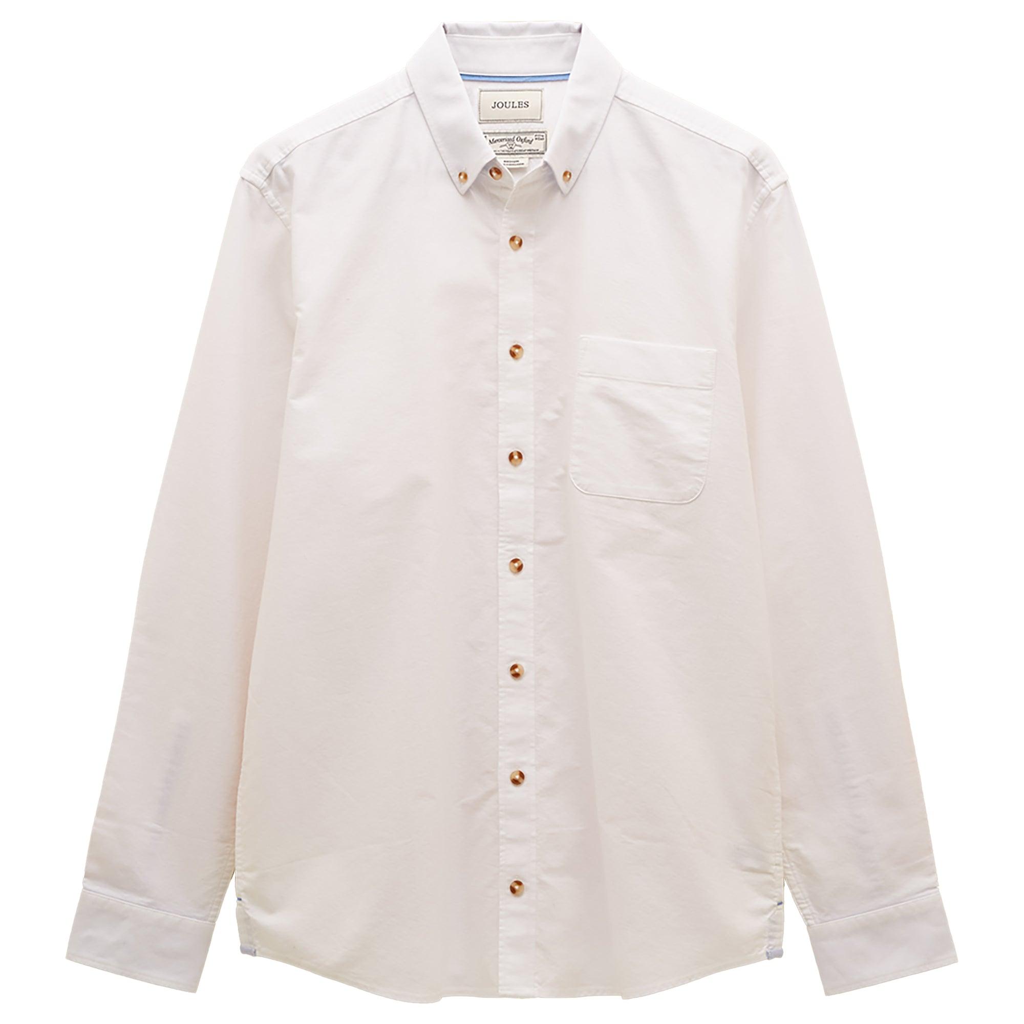 Product image 1 of 9 of Joules Men's Oxford Long Sleeve Classic Fit Shirt - White