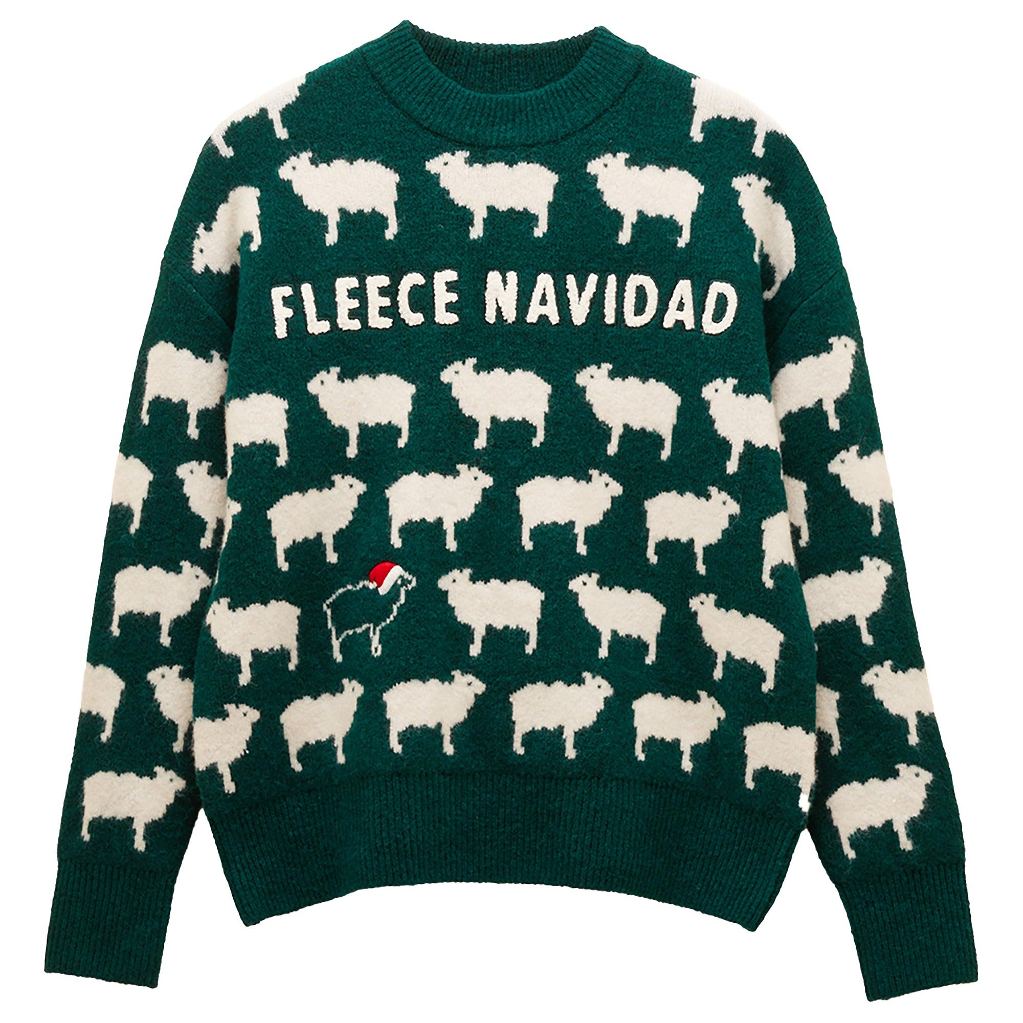 Product image 1 of 6 of Joules Women's Fleece Navidad Intarsia Christmas Jumper - Green