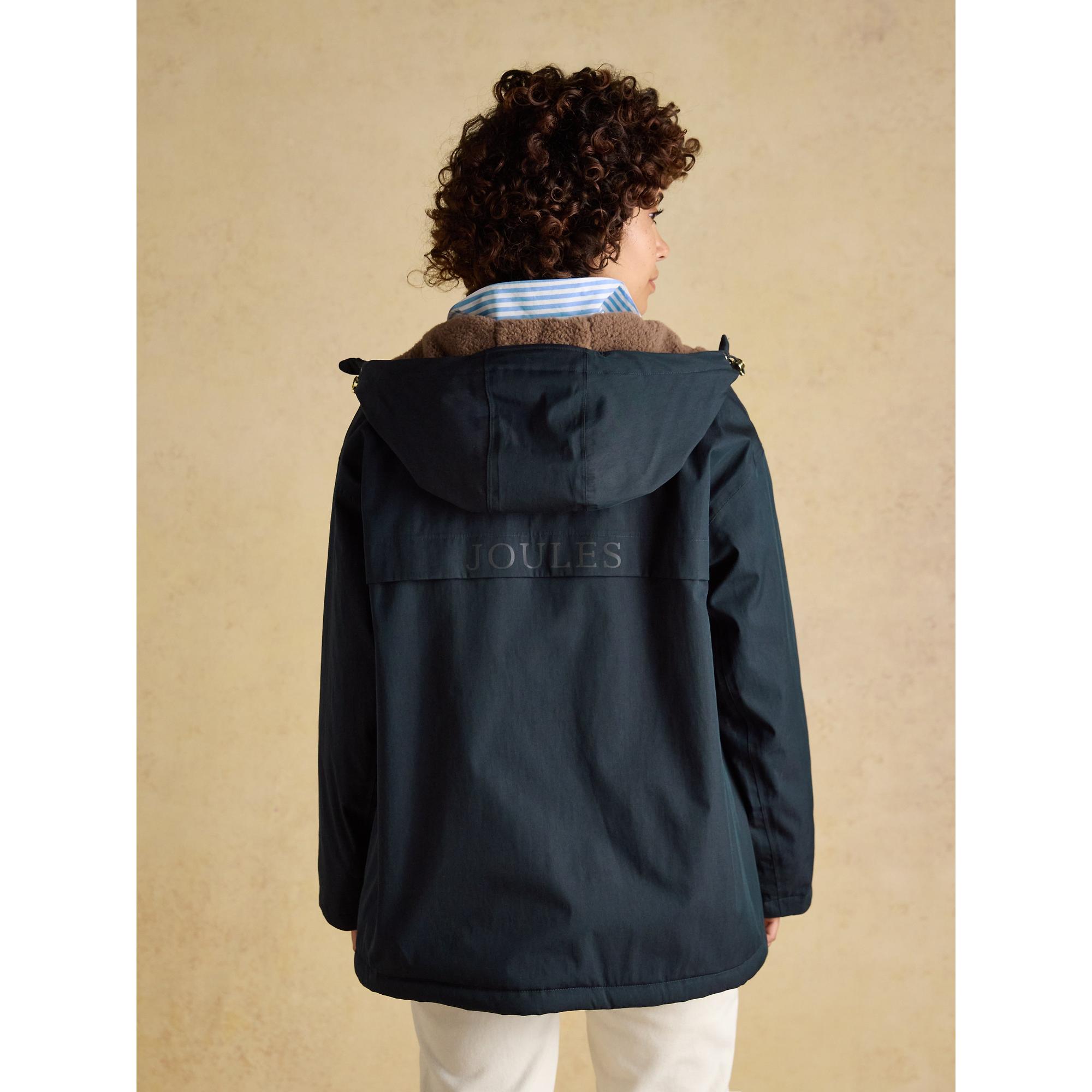 Product image 3 of 13 of Joules Women's Coverwell Waterproof Fleece Lined Coat - Navy