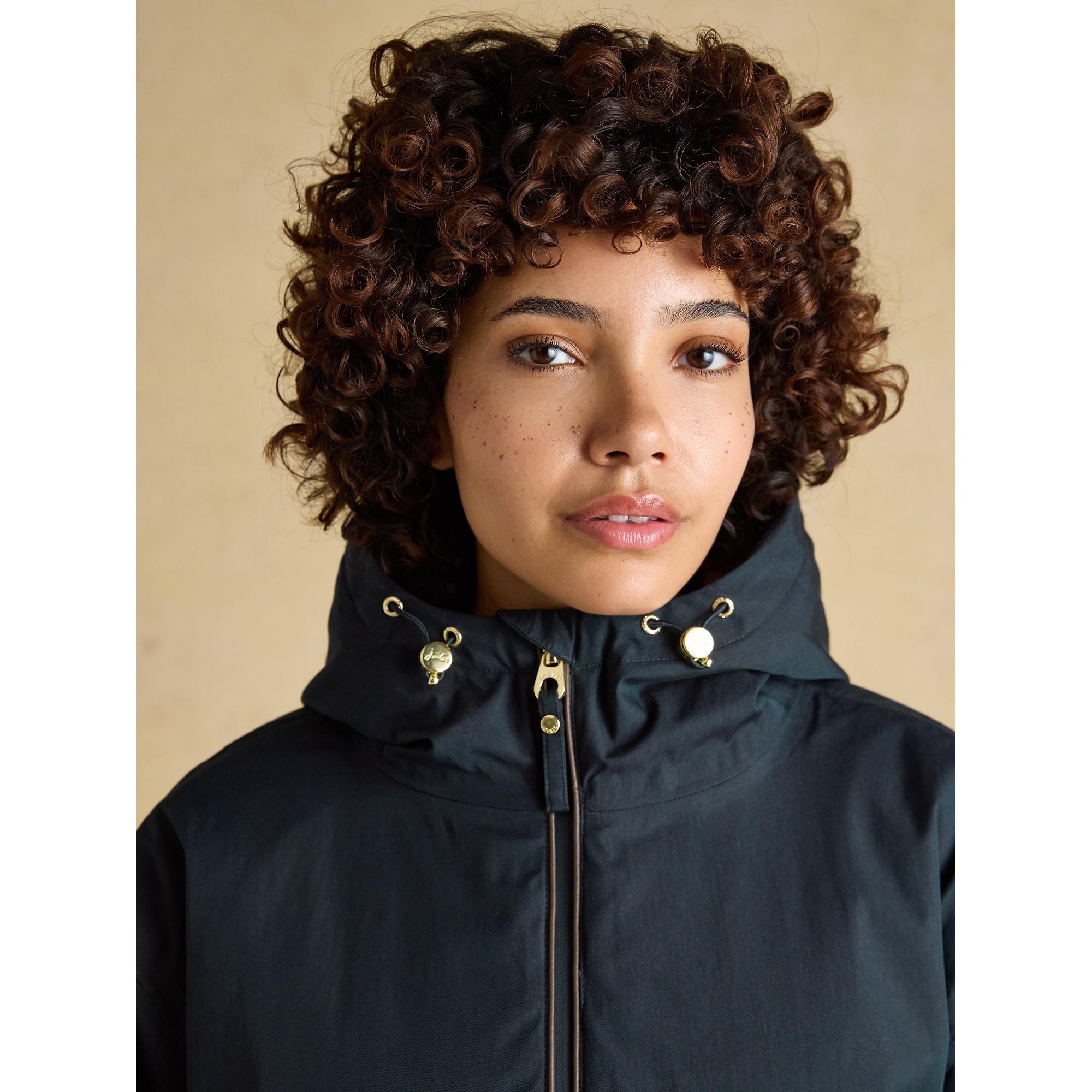 Product image 11 of 13 of Joules Women's Coverwell Waterproof Fleece Lined Coat - Navy