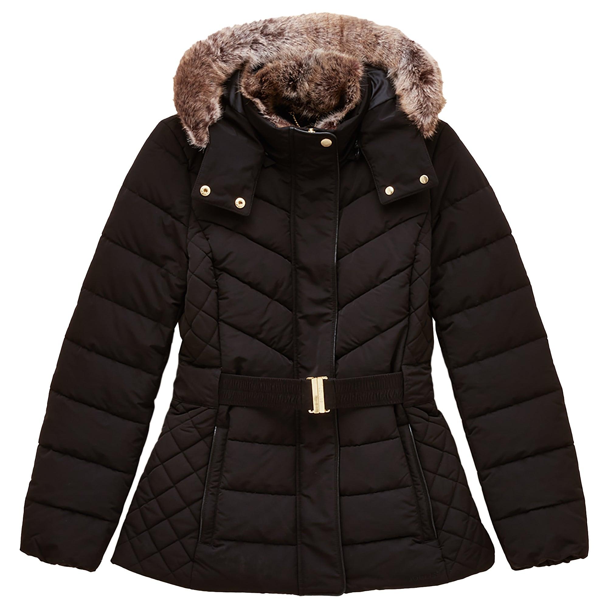 Product image 1 of 11 of Joules Women's Aspen Showerproof Padded Coat - Black
