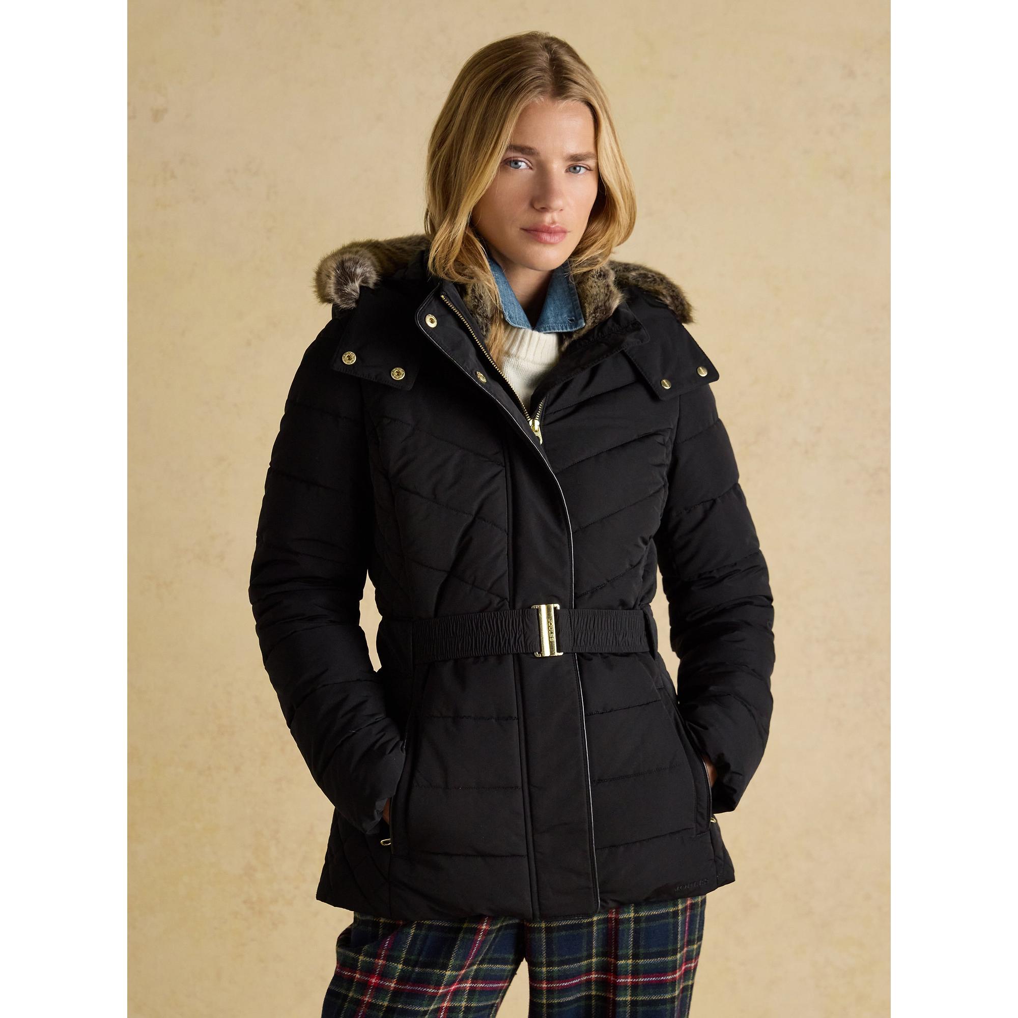 Product image 2 of 11 of Joules Women's Aspen Showerproof Padded Coat - Black
