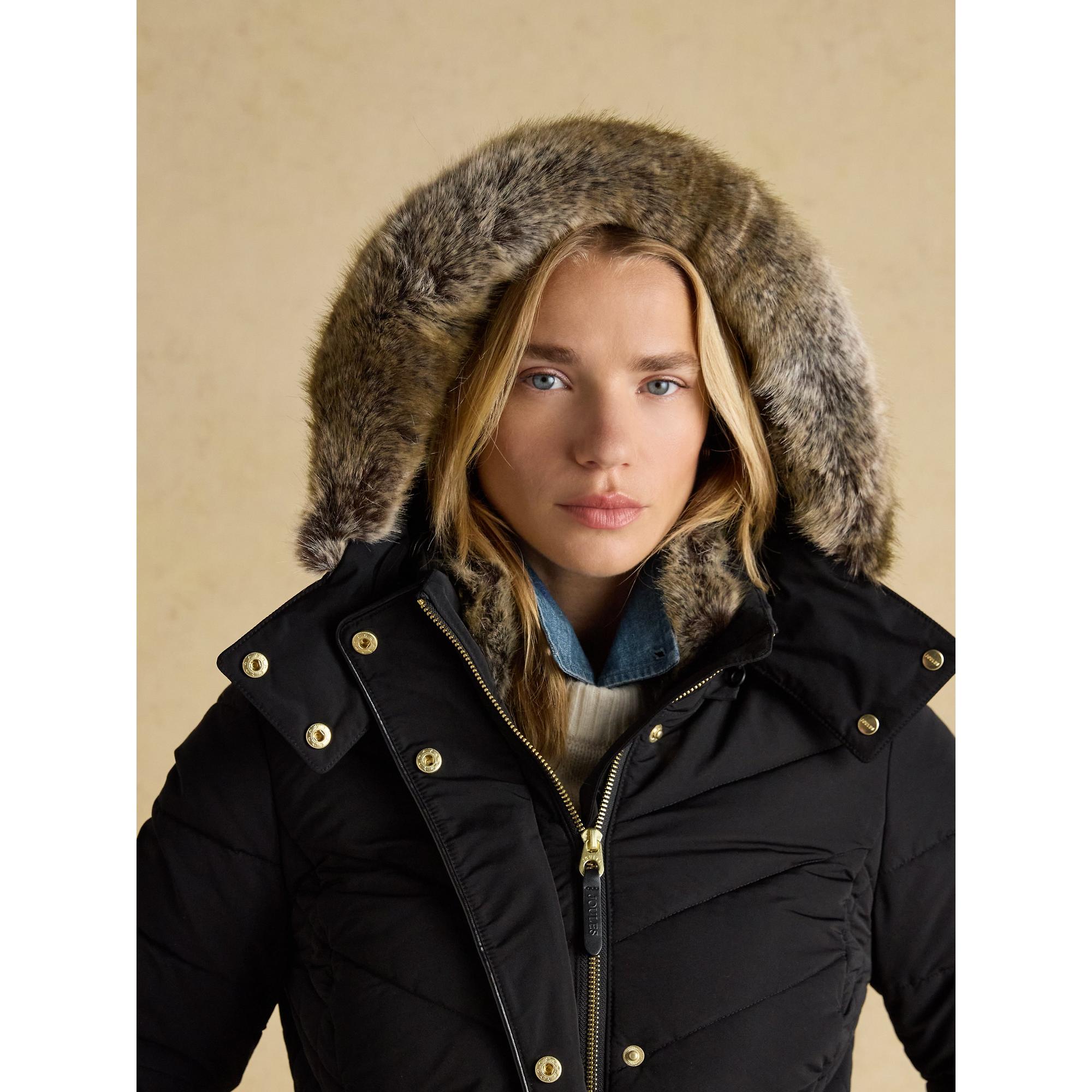 Product image 5 of 11 of Joules Women's Aspen Showerproof Padded Coat - Black