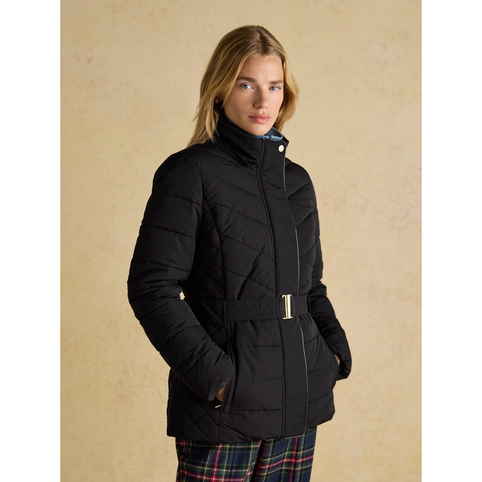 Product image 6 of 11 of Joules Women's Aspen Showerproof Padded Coat - Black