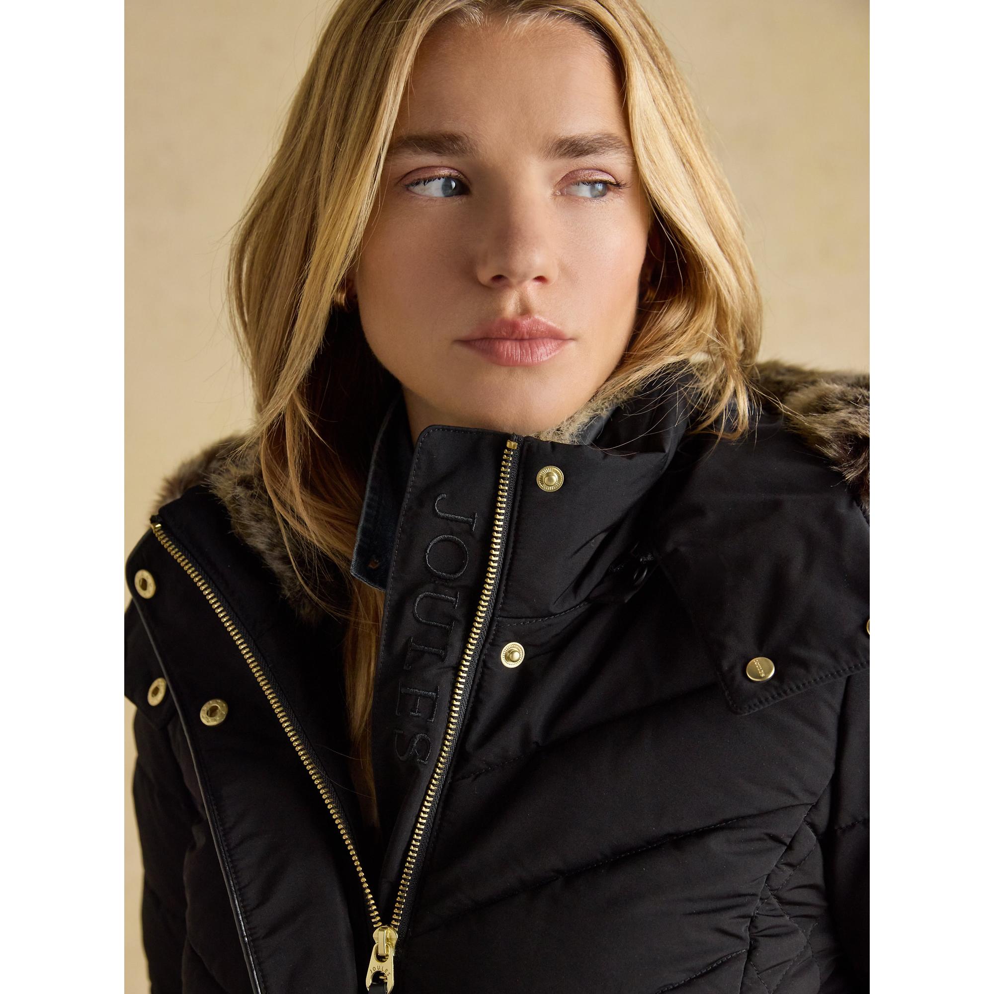 Product image 7 of 11 of Joules Women's Aspen Showerproof Padded Coat - Black