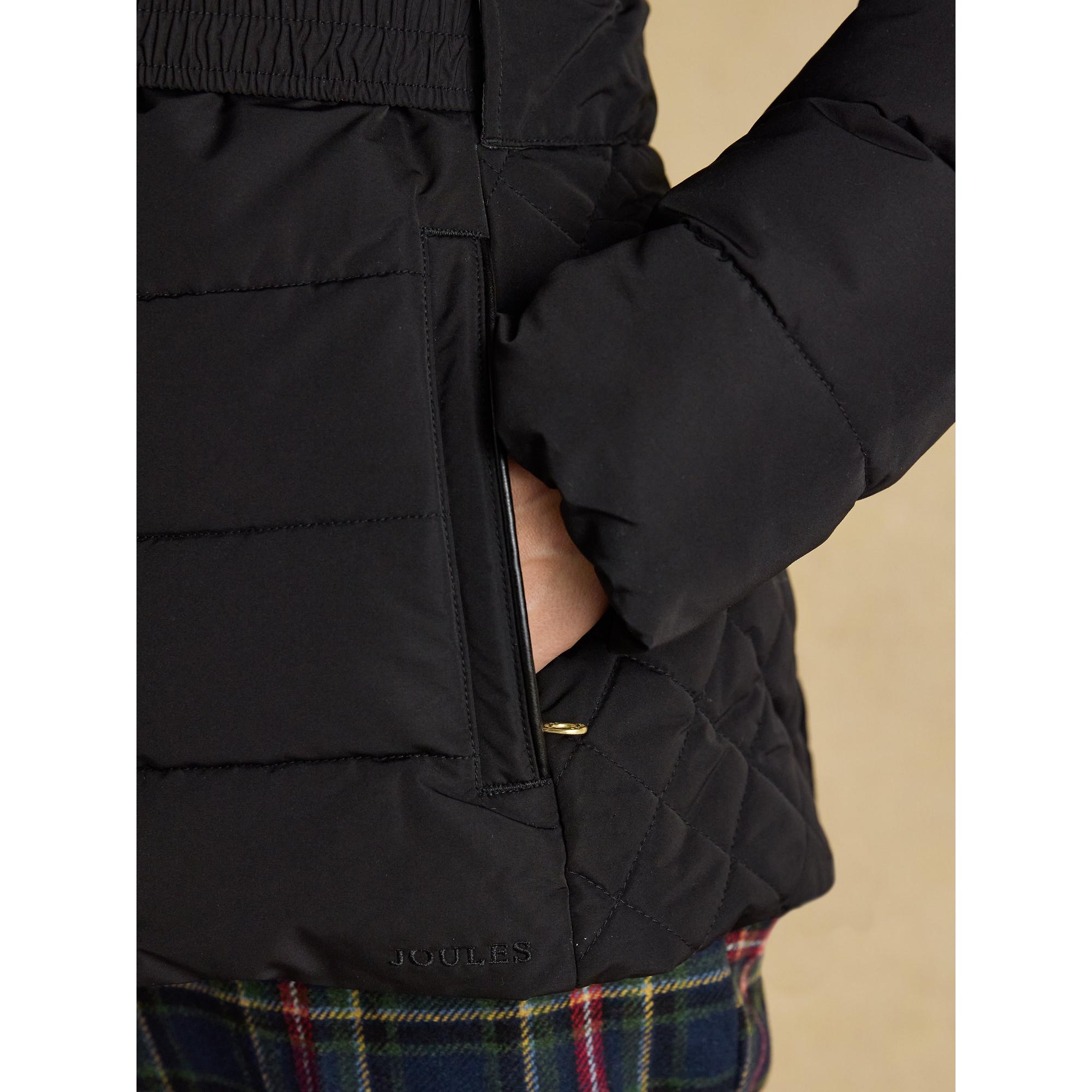 Product image 9 of 11 of Joules Women's Aspen Showerproof Padded Coat - Black