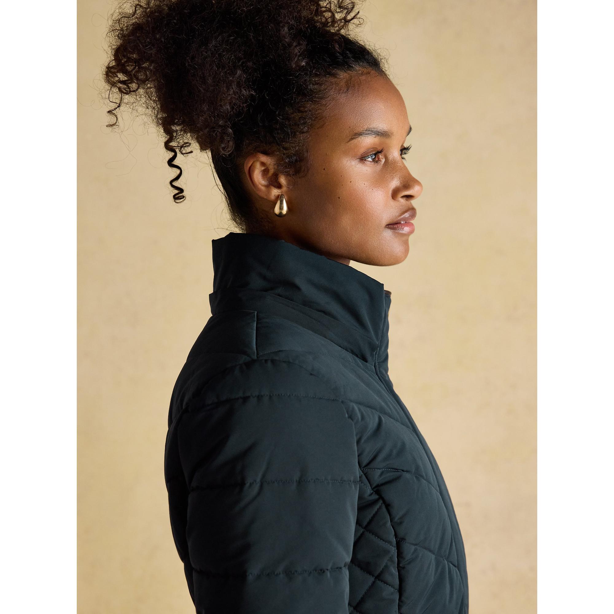Product image 14 of 14 of Joules Women's Aspen Long Showerproof Padded Coat - Navy