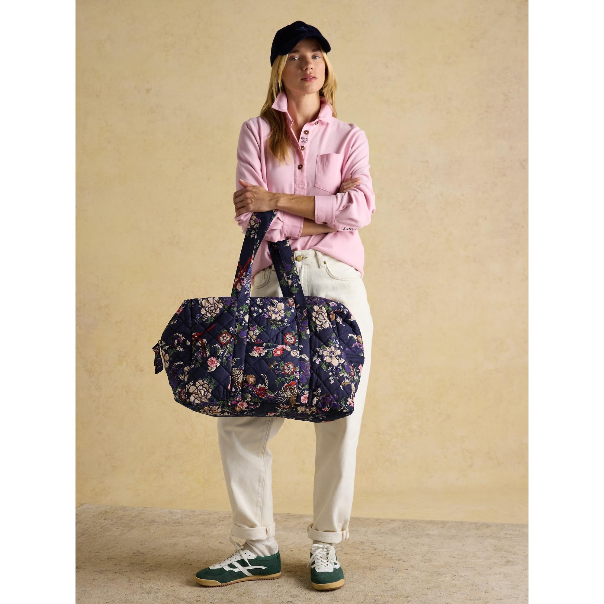 Product image 3 of 9 of Joules Women's Dolly Printed Holdall Bag - Blue