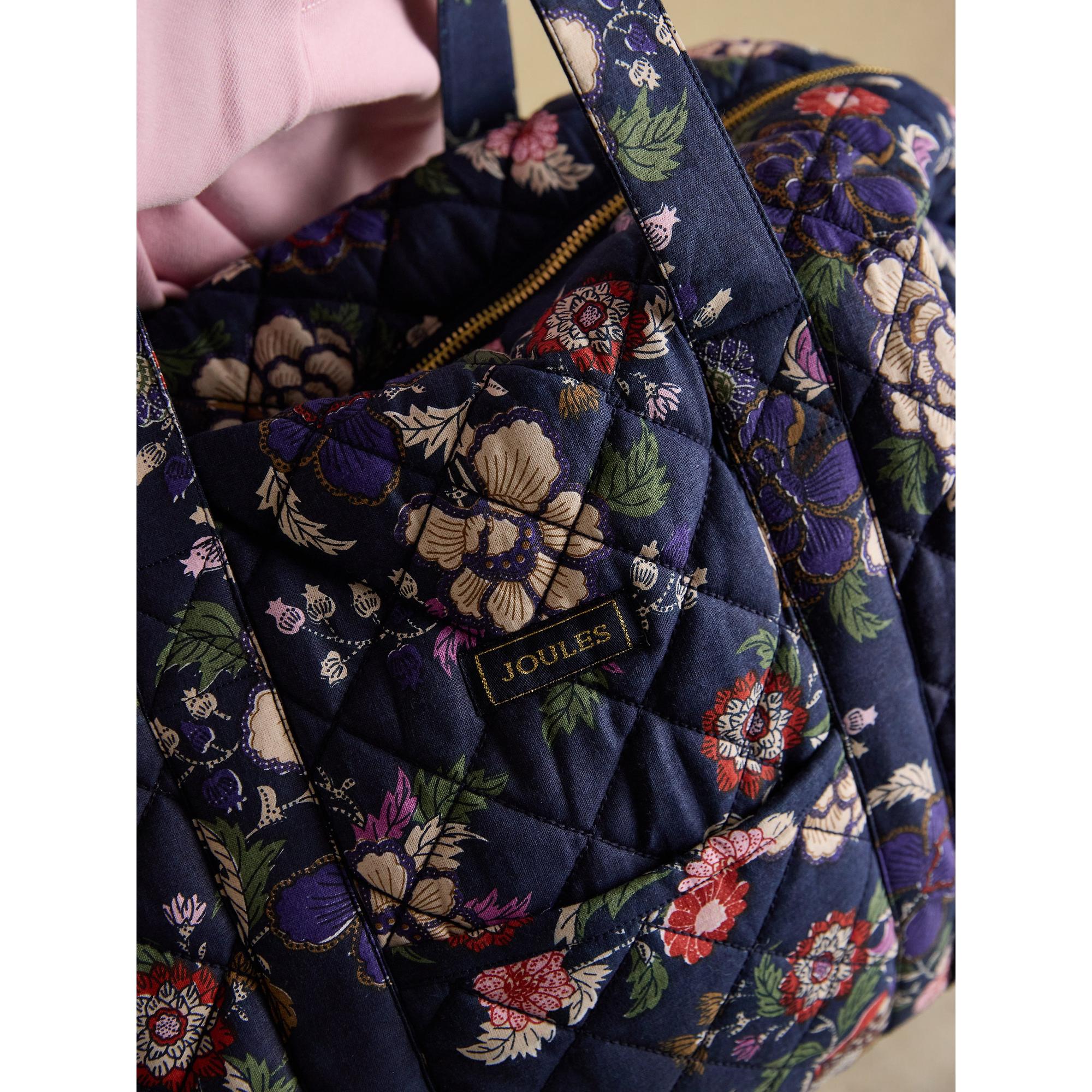 Product image 9 of 9 of Joules Women's Dolly Printed Holdall Bag - Blue