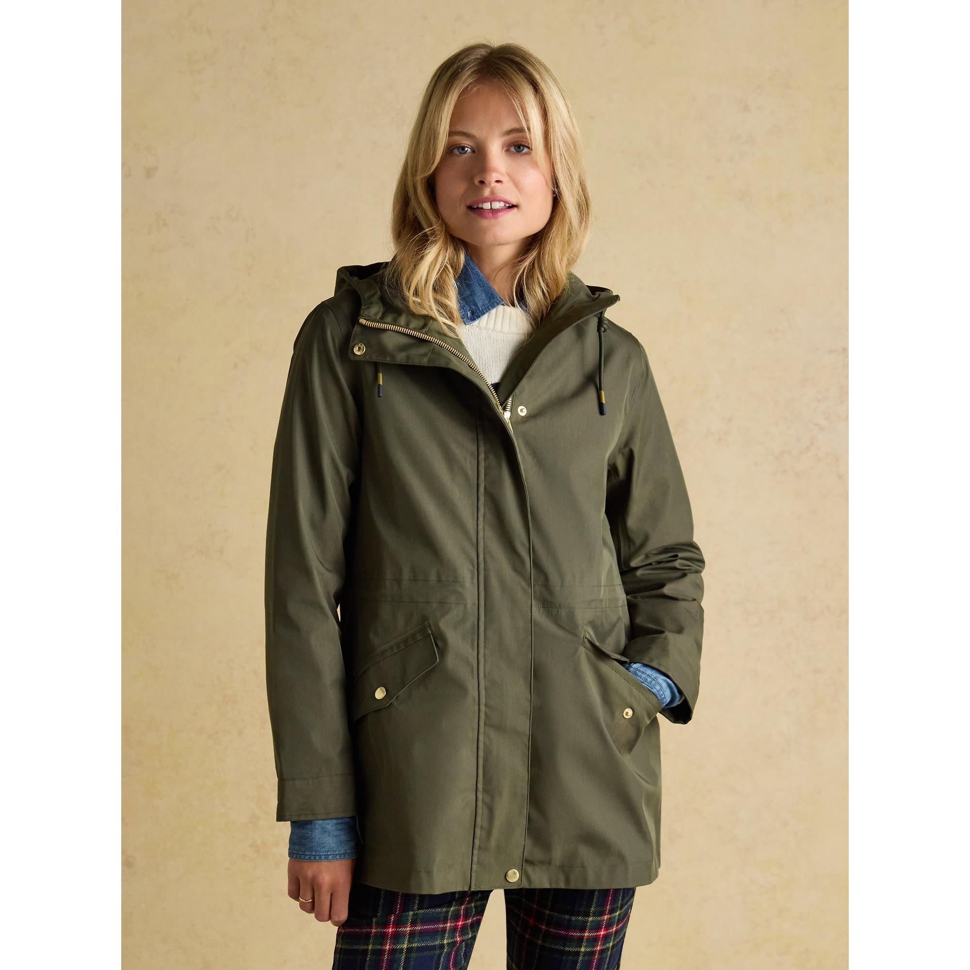 Product image 2 of 11 of Joules Women's Portwell Waterproof Raincoat - Green Grapeleaf