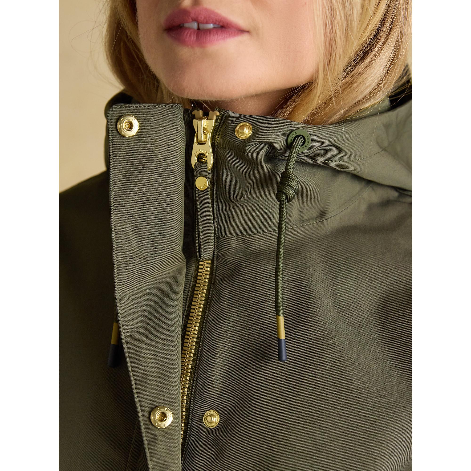 Product image 7 of 11 of Joules Women's Portwell Waterproof Raincoat - Green Grapeleaf