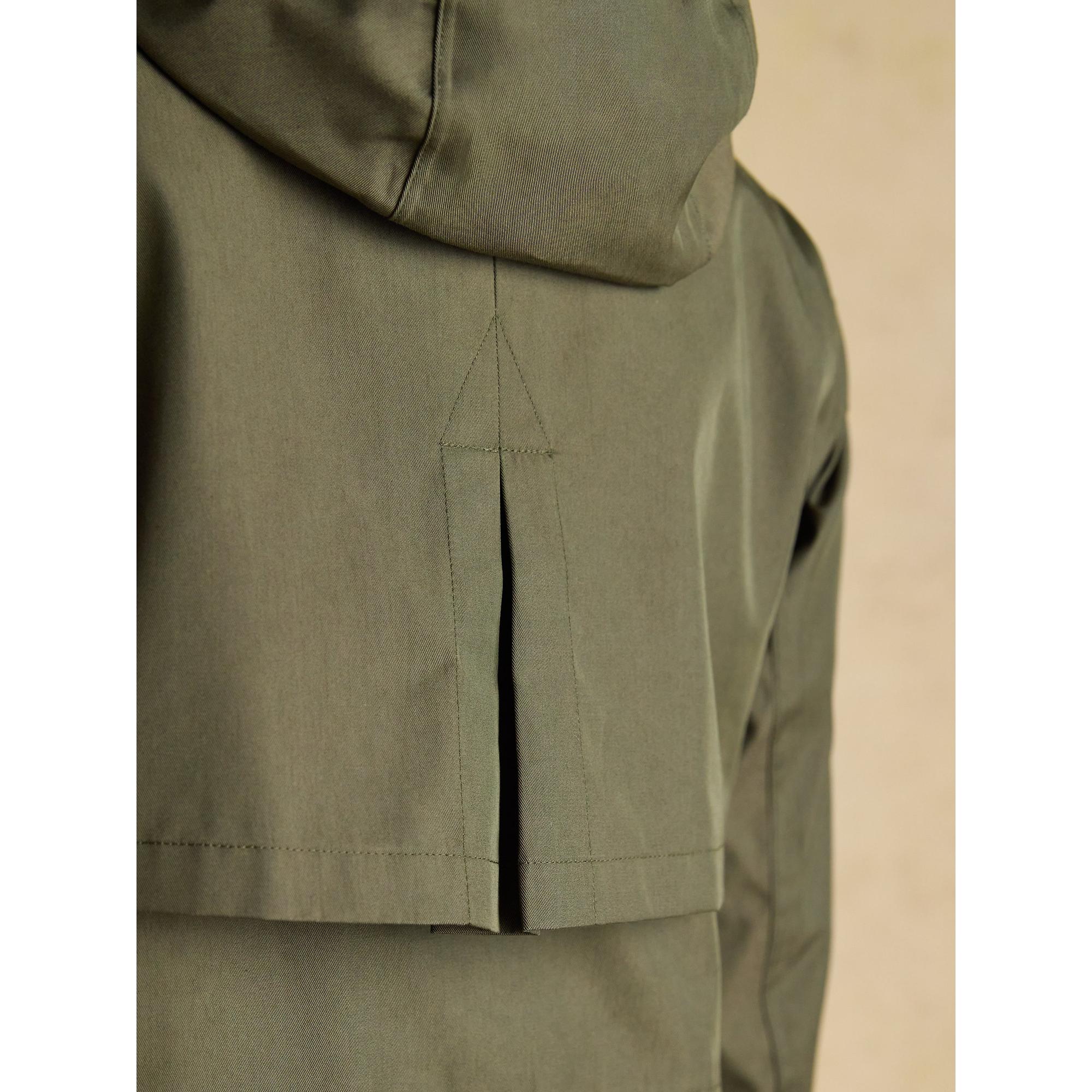 Product image 10 of 11 of Joules Women's Portwell Waterproof Raincoat - Green Grapeleaf