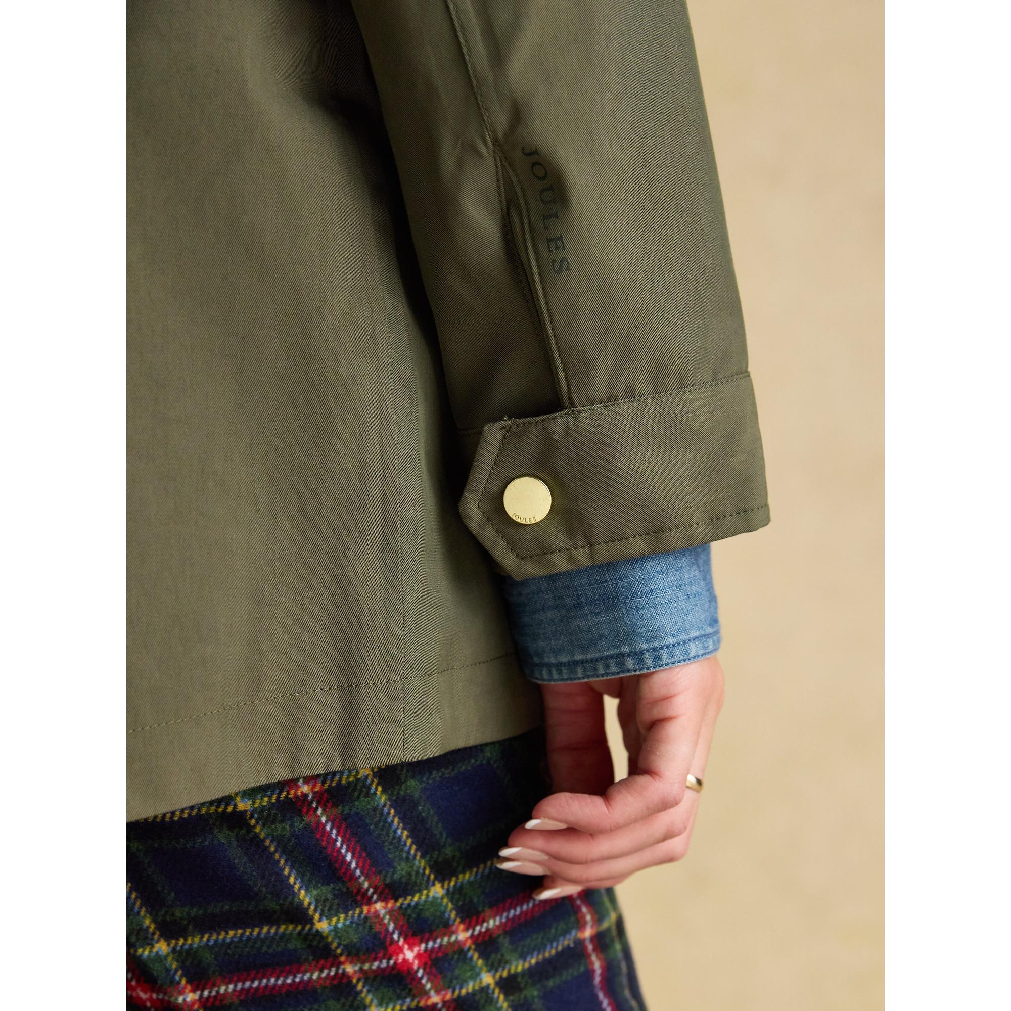 Product image 11 of 11 of Joules Women's Portwell Waterproof Raincoat - Green Grapeleaf