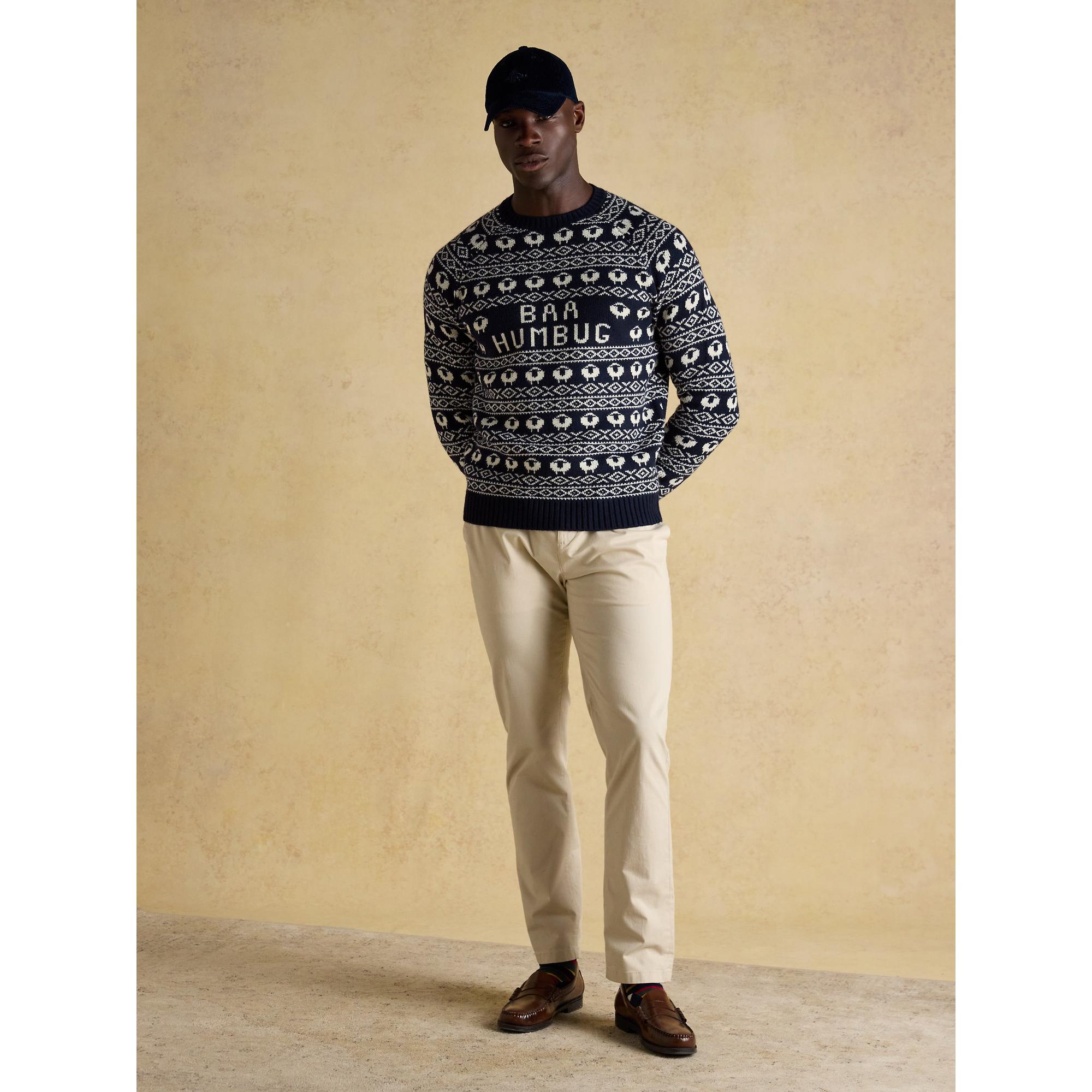 Product image 5 of 8 of Joules Men's Baa Humbug Crew Neck Jumper - Navy