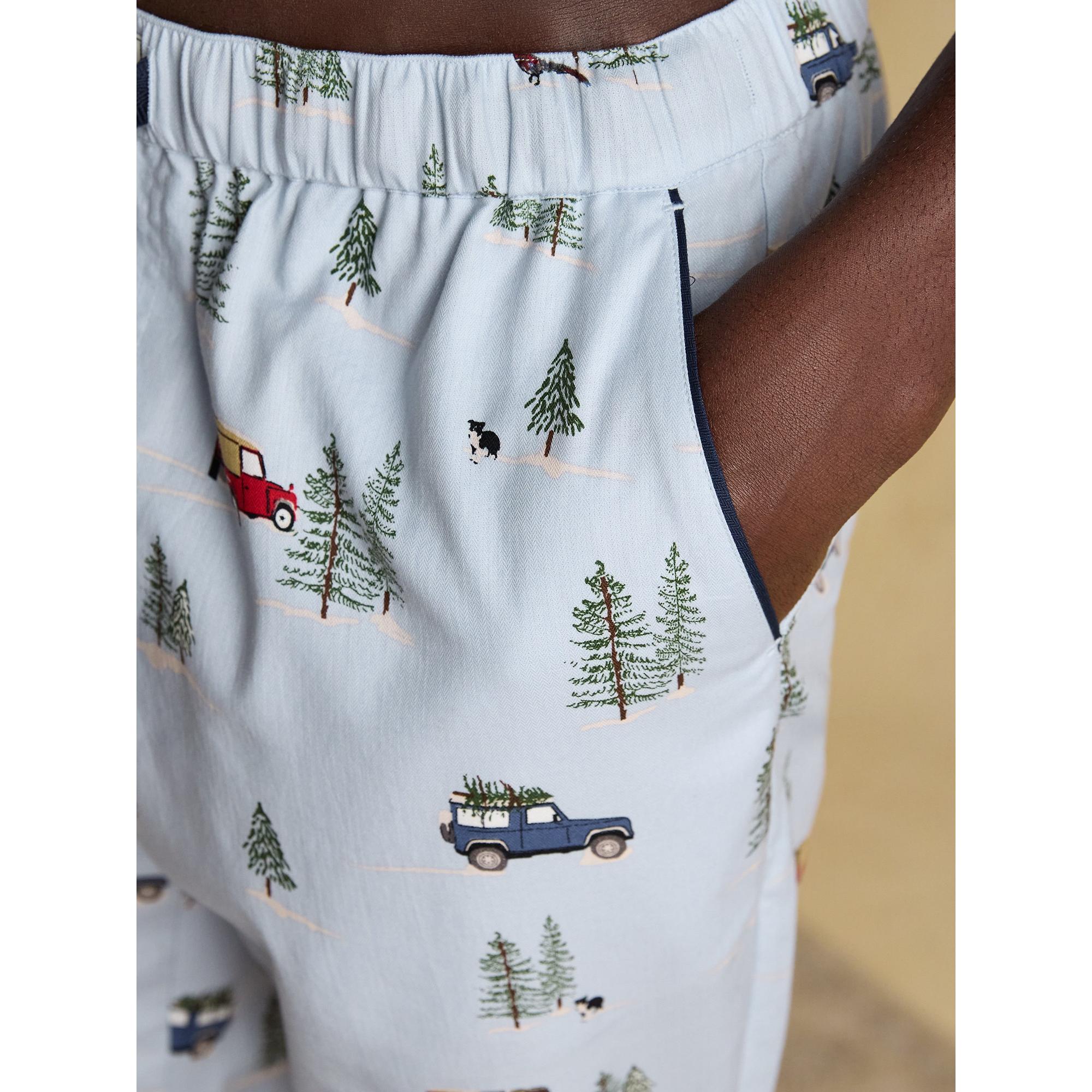 Product image 5 of 5 of Joules Men's Dozer Cotton Pyjama Bottoms - Light Blue