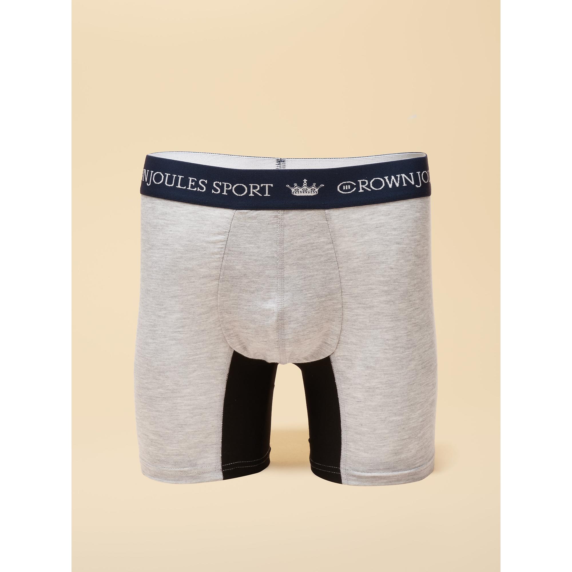 Product image 3 of 3 of Joules Men's Get A Move On Sports Boxers 2 Pack - Black/Grey
