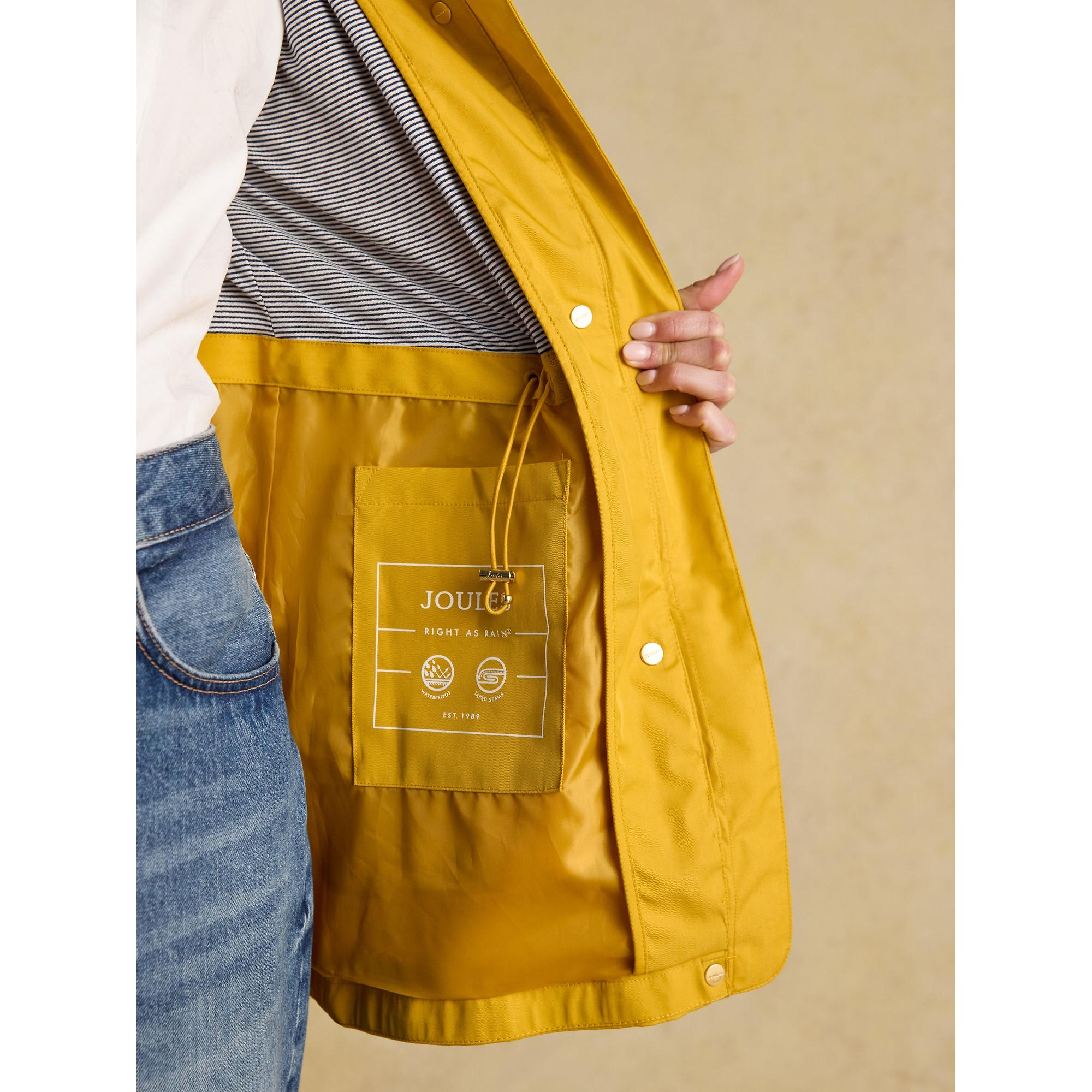 Product image 7 of 9 of Joules Women's Portwell Waterproof Raincoat - Antique Gold